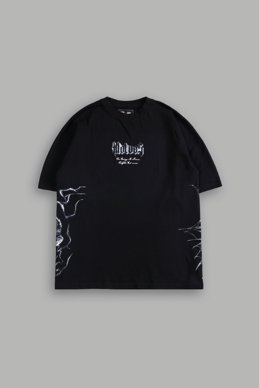 Carnage "Side By Side" Series Oversized Tee in Black