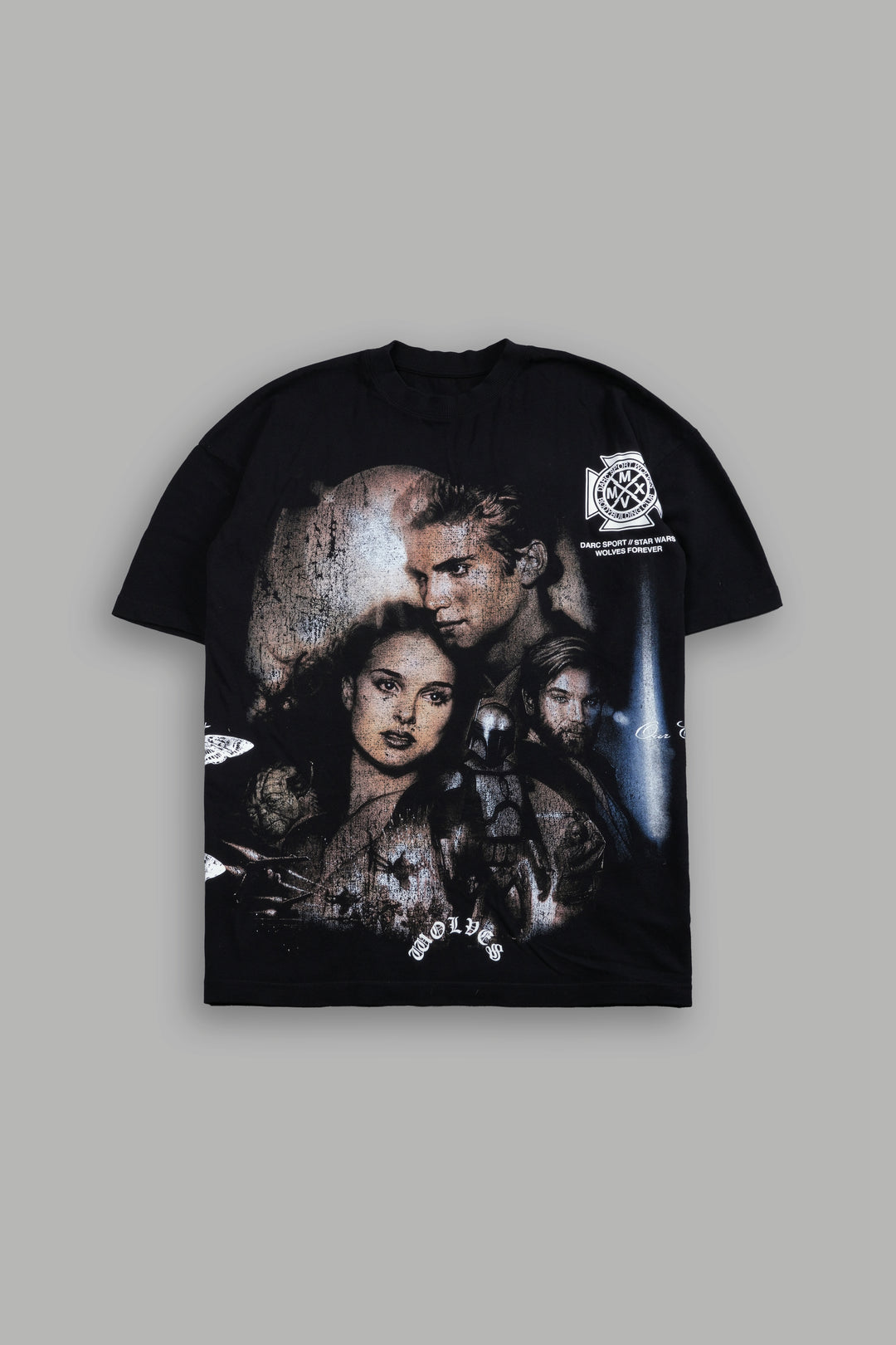 Attack Of The Clones "Side-By-Side" Series Premium Tee in Black