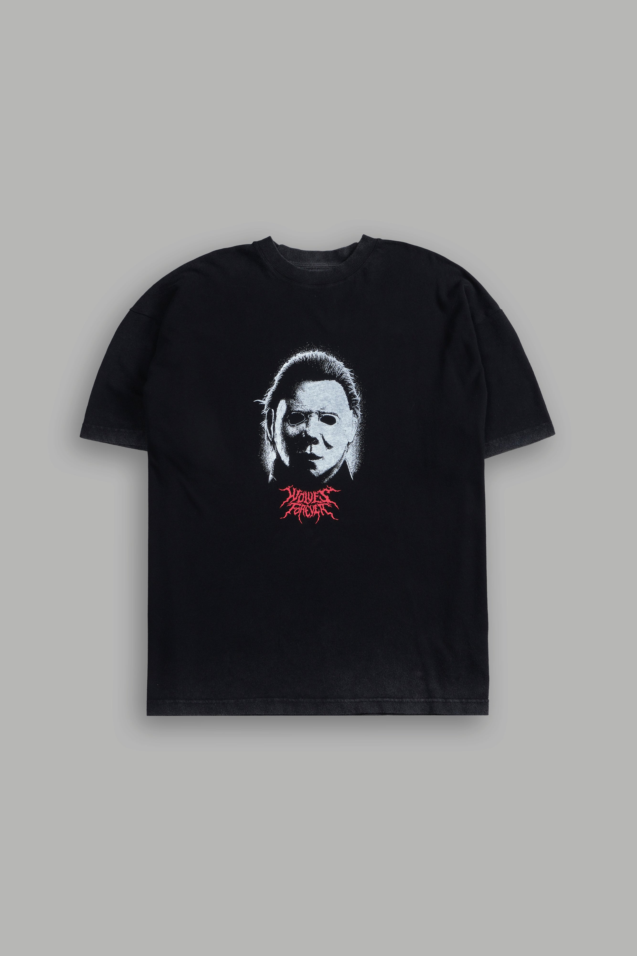 Watch Your Back "Premium" Oversized Tee in Black
