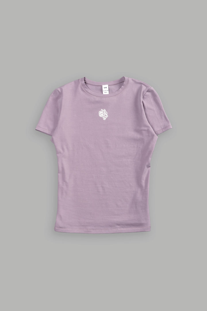 Single Wolf "Eden" S/S Tee in Purple Smoke