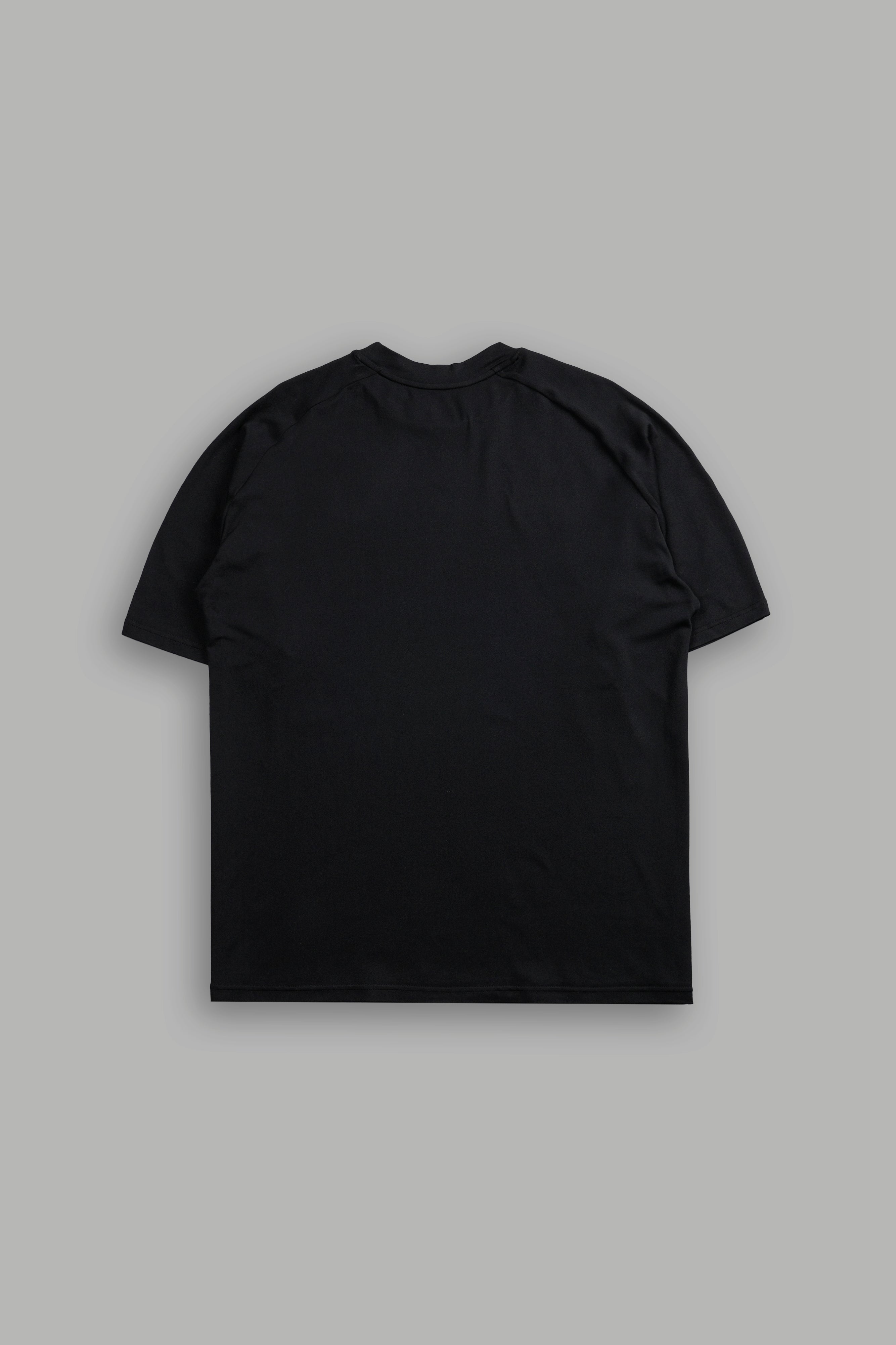 Forged "Dry Wolf" Raglan Tee in Black