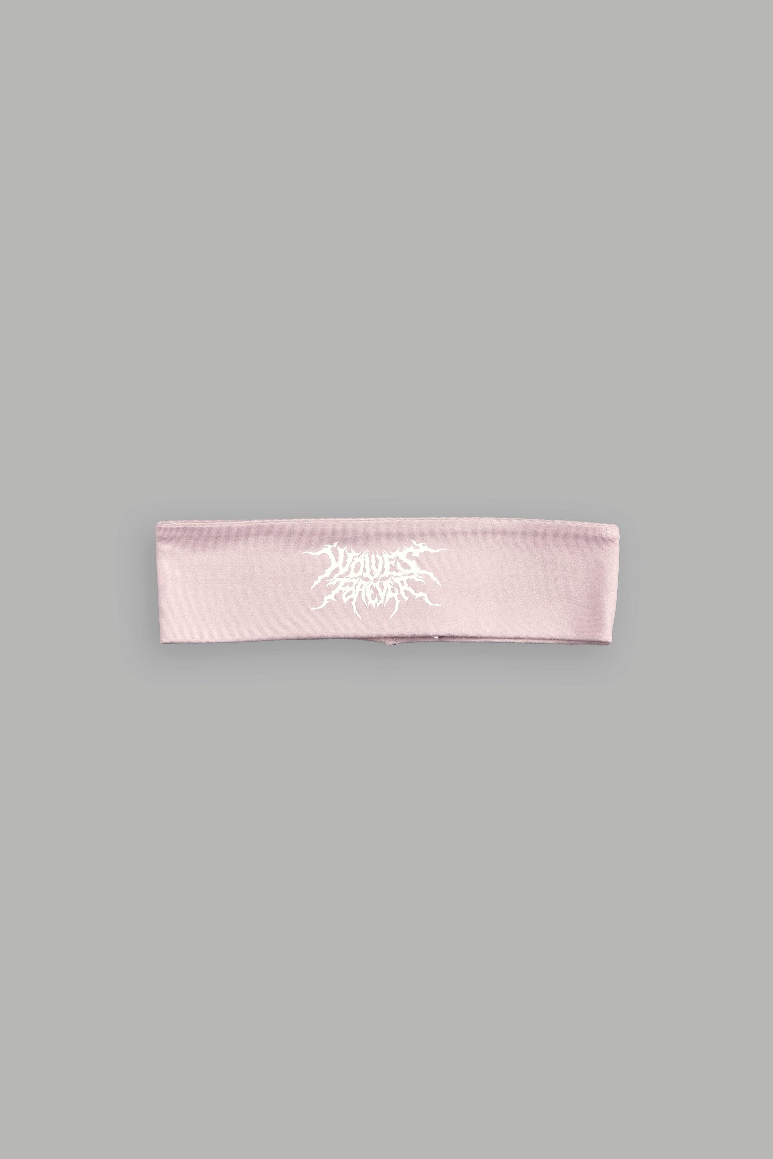 Forged From Iron Wide Headband in Blush Pink