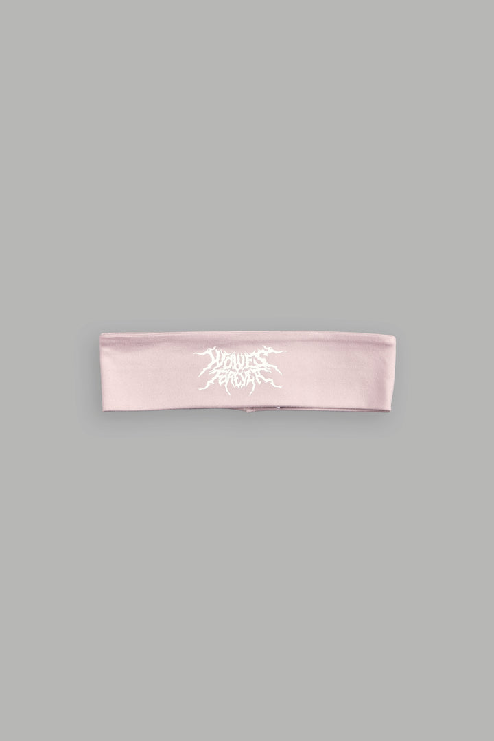 Forged From Iron Wide Headband in Blush Pink