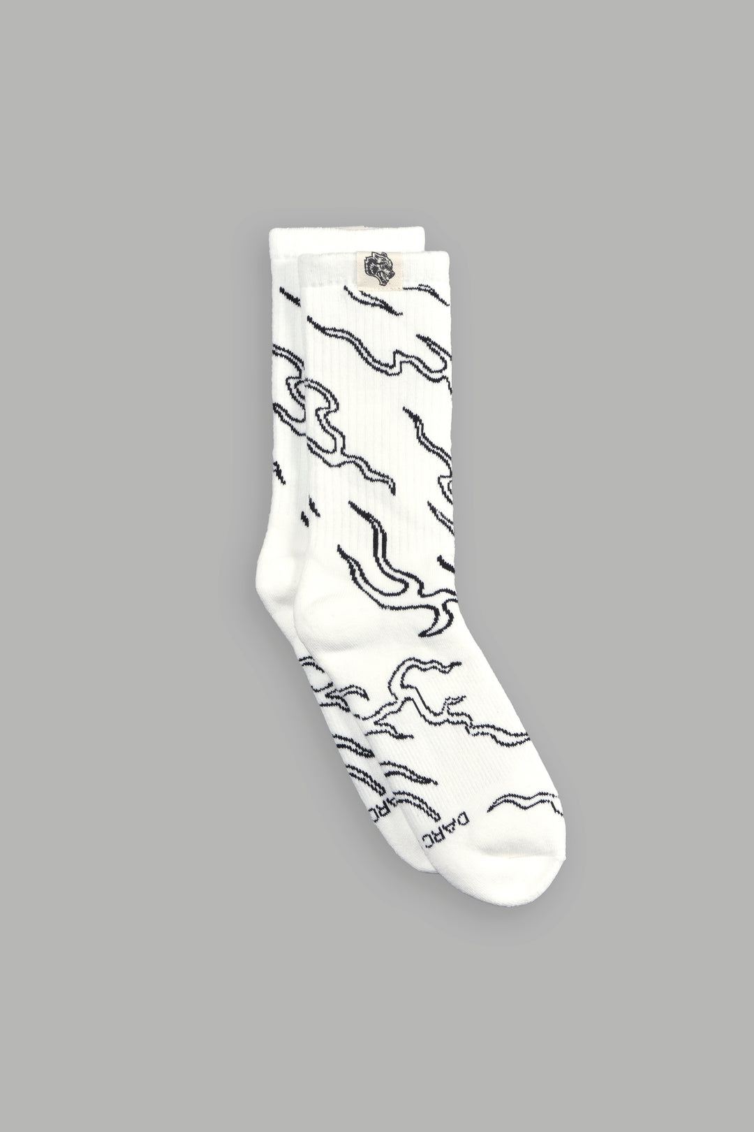 Our Fire Classic Socks in Cream/Black