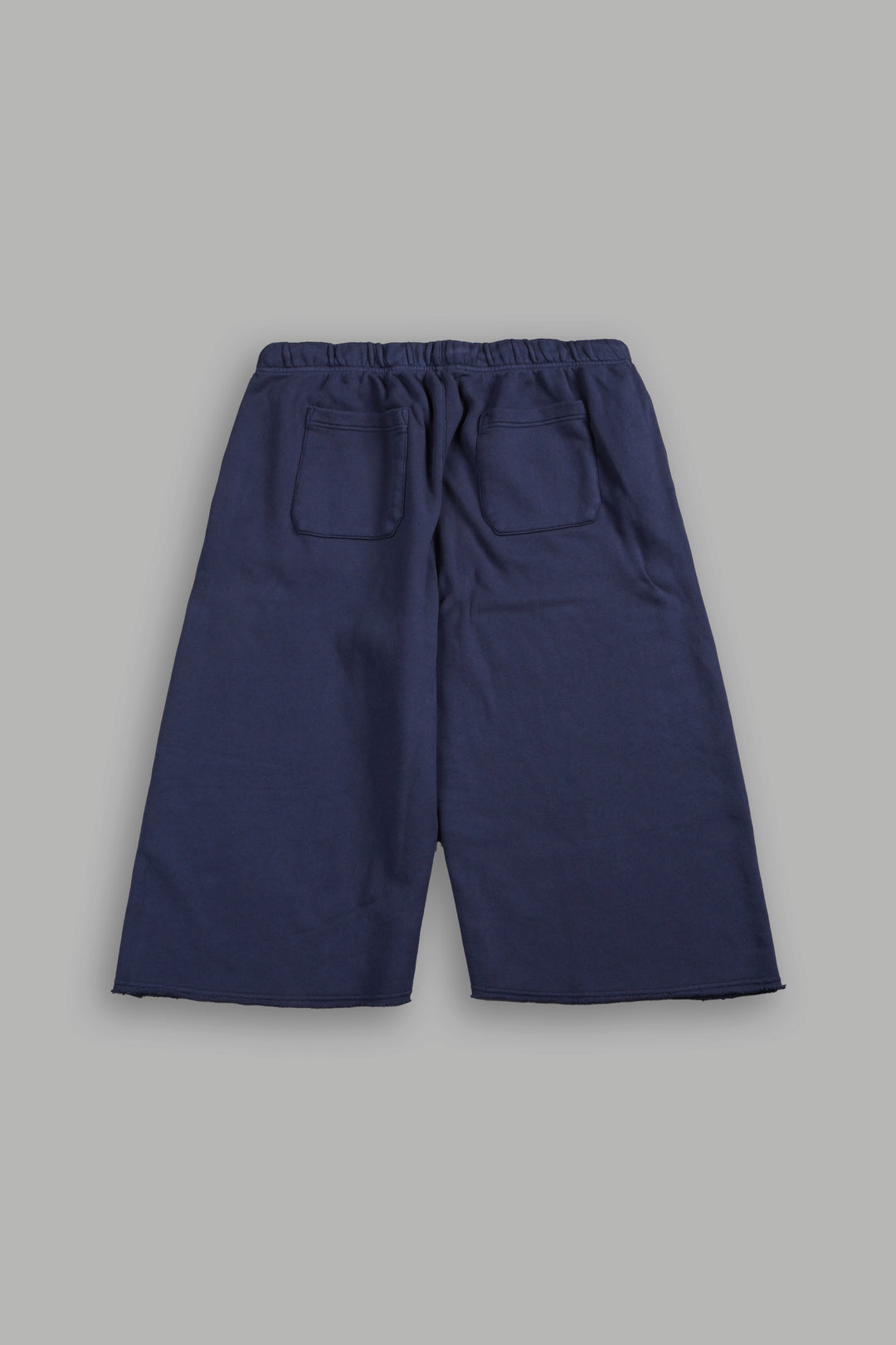 Dual Wolf Capri Sweat Pants In Storm Blue