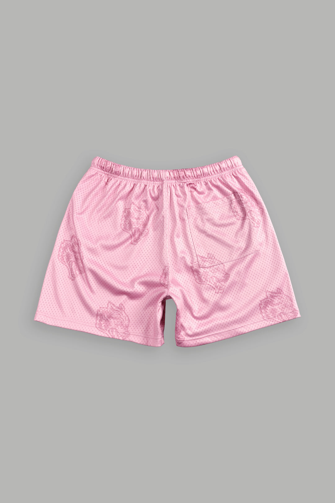 Club Monogram Mesh Shorts in Cherry Blossom