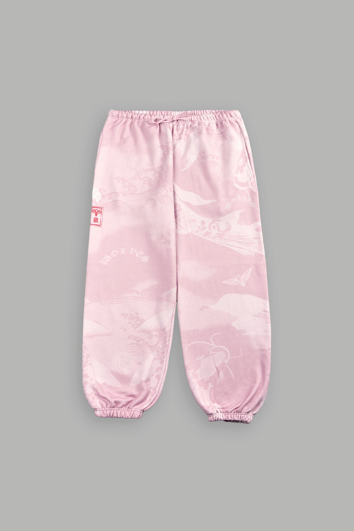Darc Koi Lightweight Lounger Sweat Pants in Serenity Pink