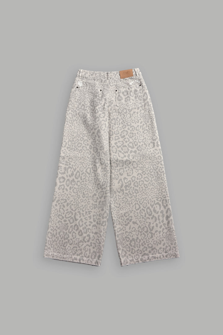 Wolf Chopper Brooklyn Denim Jeans in Clay Leopard