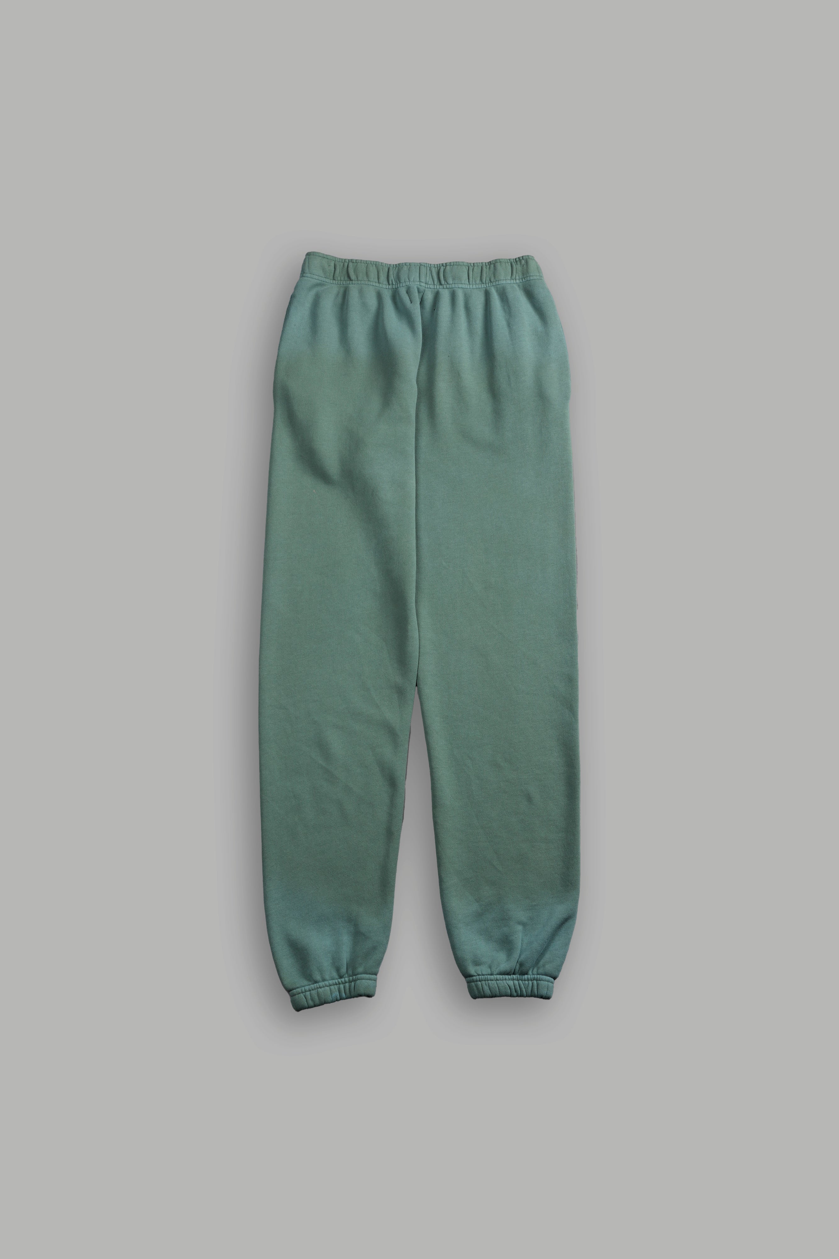 Wolves Forever She Post Lounge Sweats in Hunter Green Driftwash