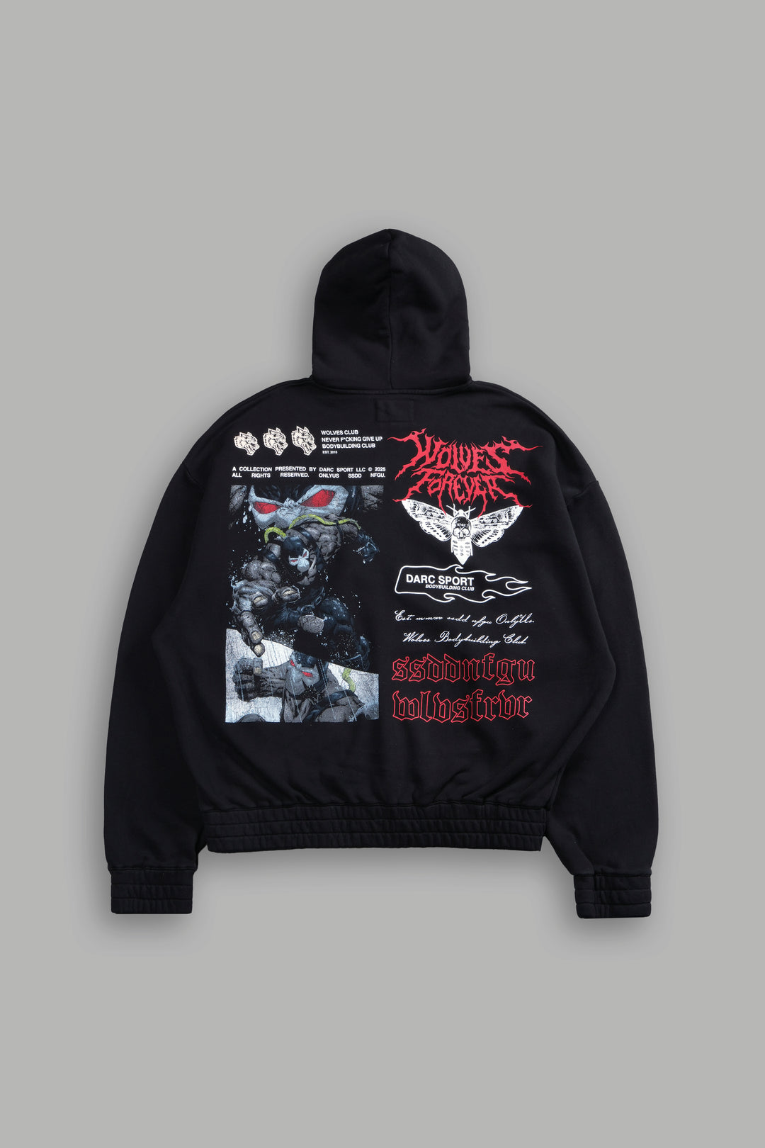 Bane Forever "Chambers" Zip Hoodie in Black