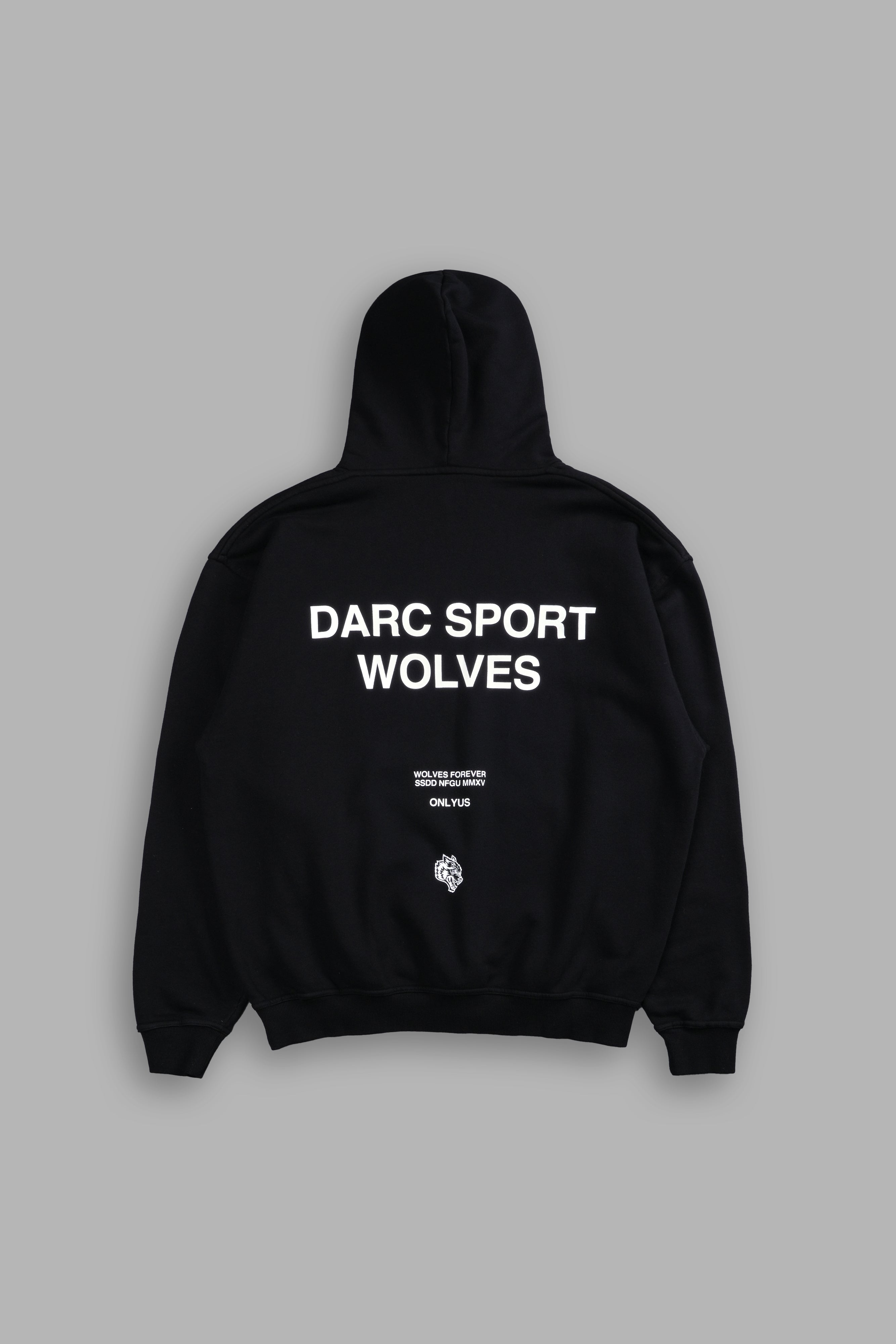 Darc Sport Wolves "Bishop" Hoodie in Black