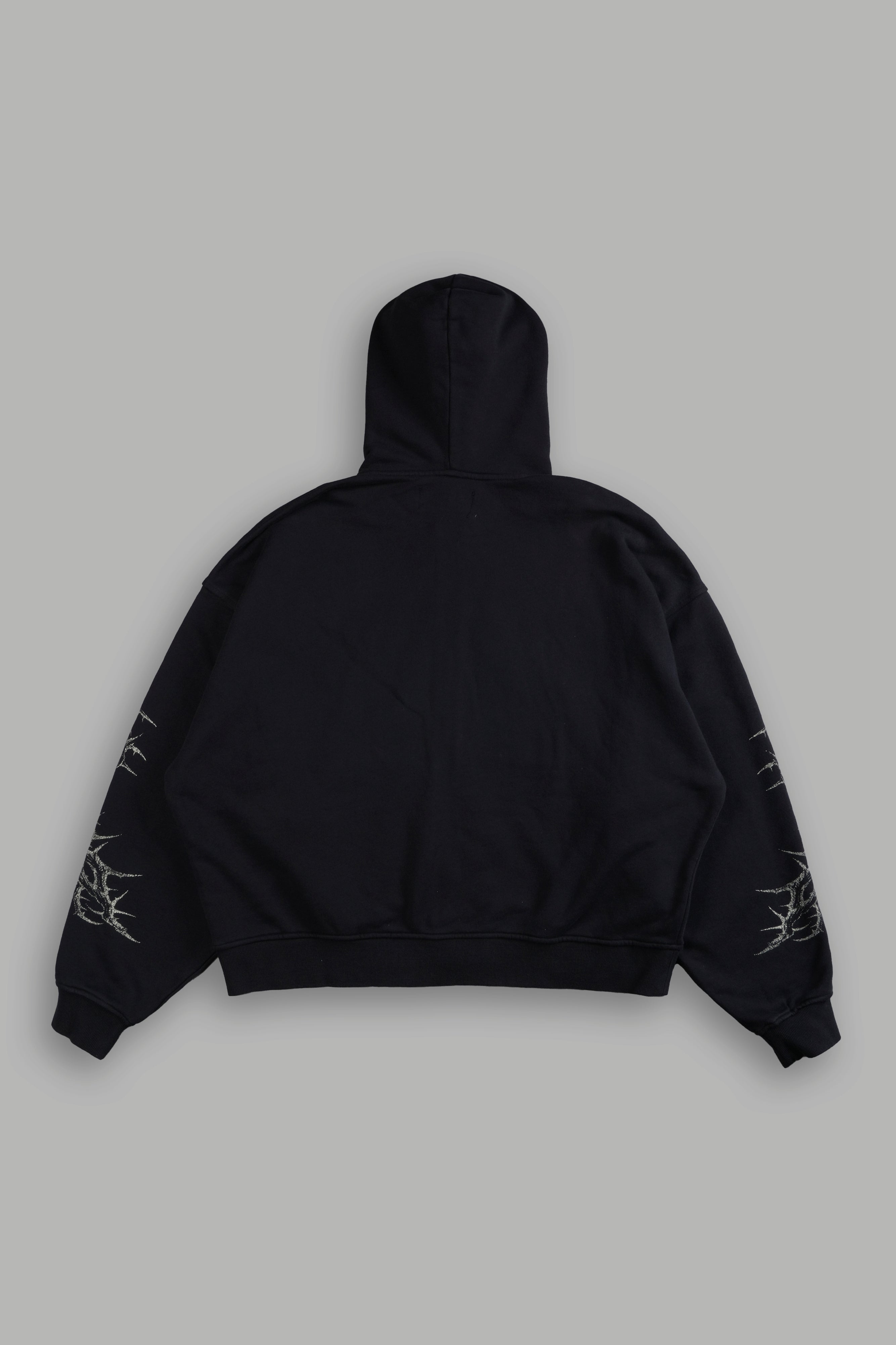 Thorns Darco Double Zip Hoodie in Black