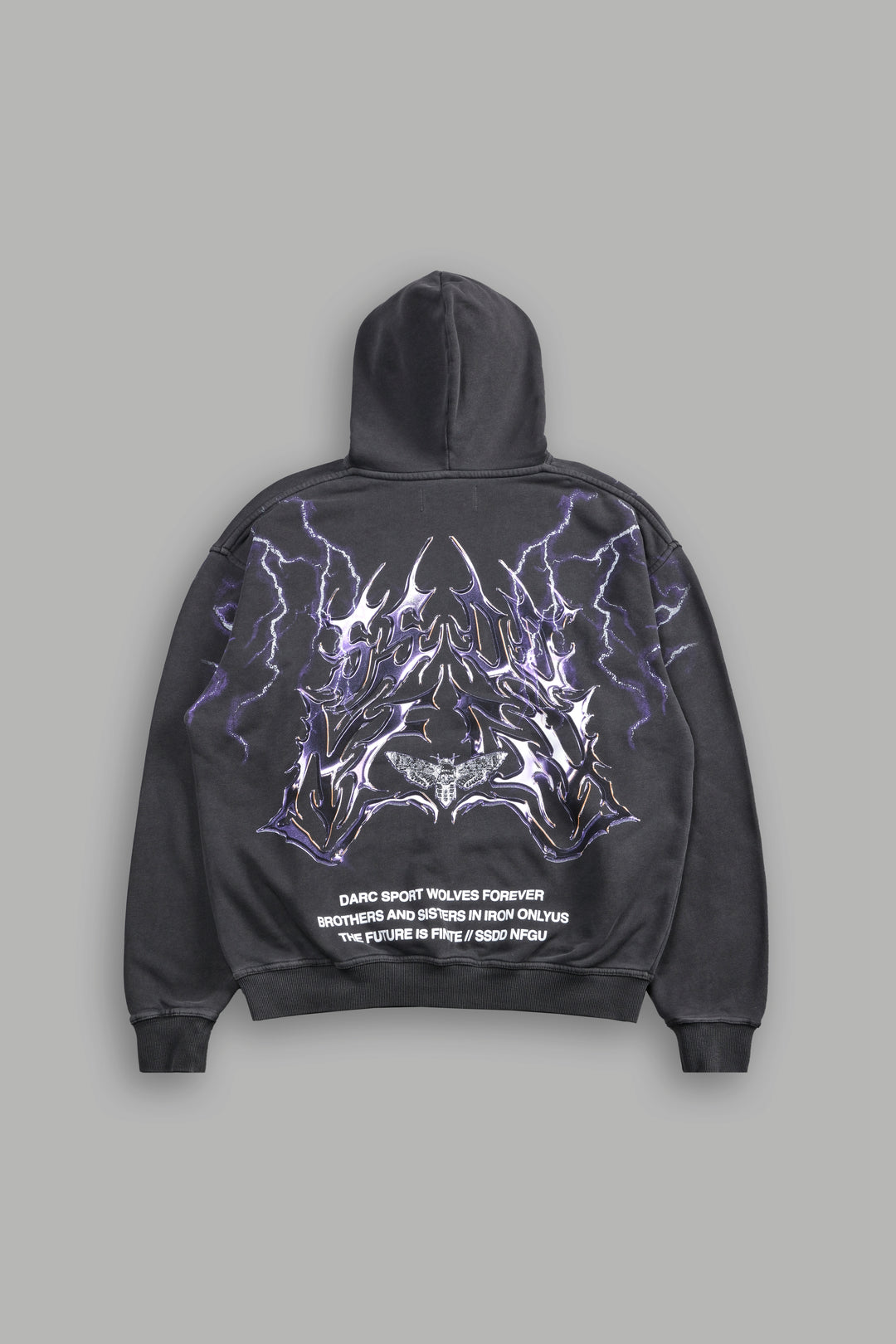 Lightning Strike Unisex "Pierce" Hoodie in Wolf Gray