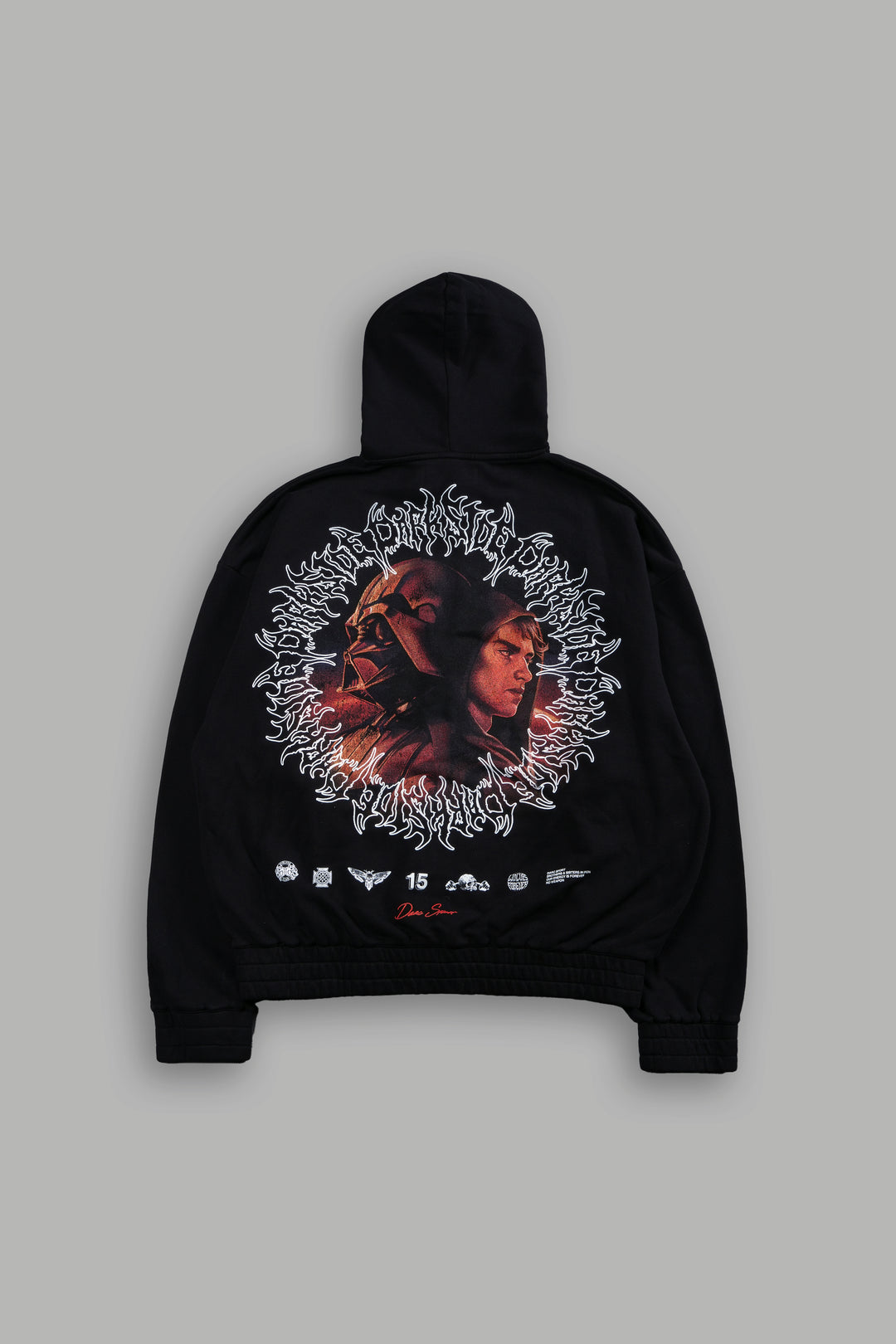 Rise To Darkness "Chambers" Zip Hoodie in Black