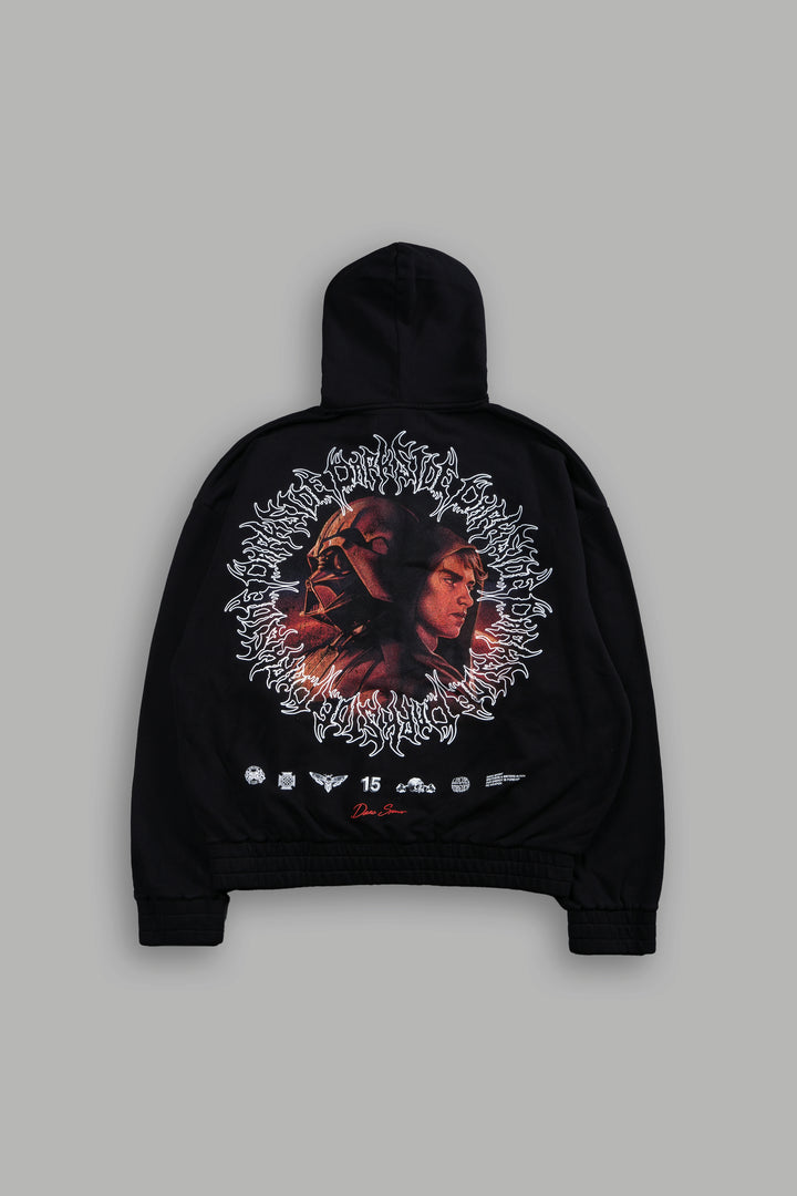 Rise To Darkness "Chambers" Zip Hoodie in Black