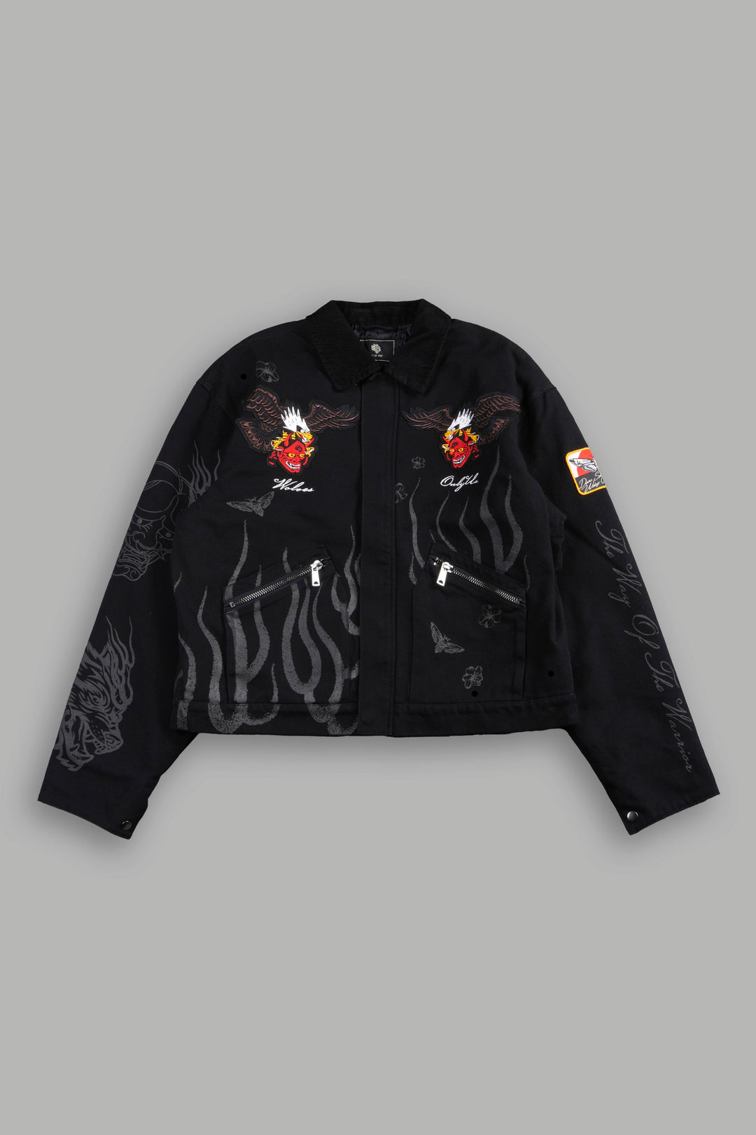 The Eagle & The Oni Earl Jacket in Black