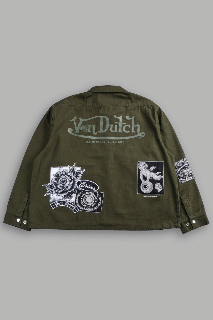 Darc Vice LS Vince Shirt in Olive