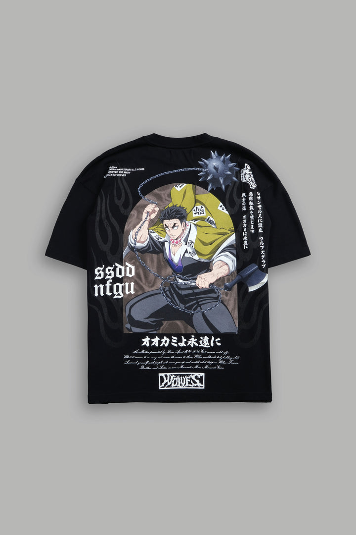 Gyomei Forever Premium Oversized Tee in Black