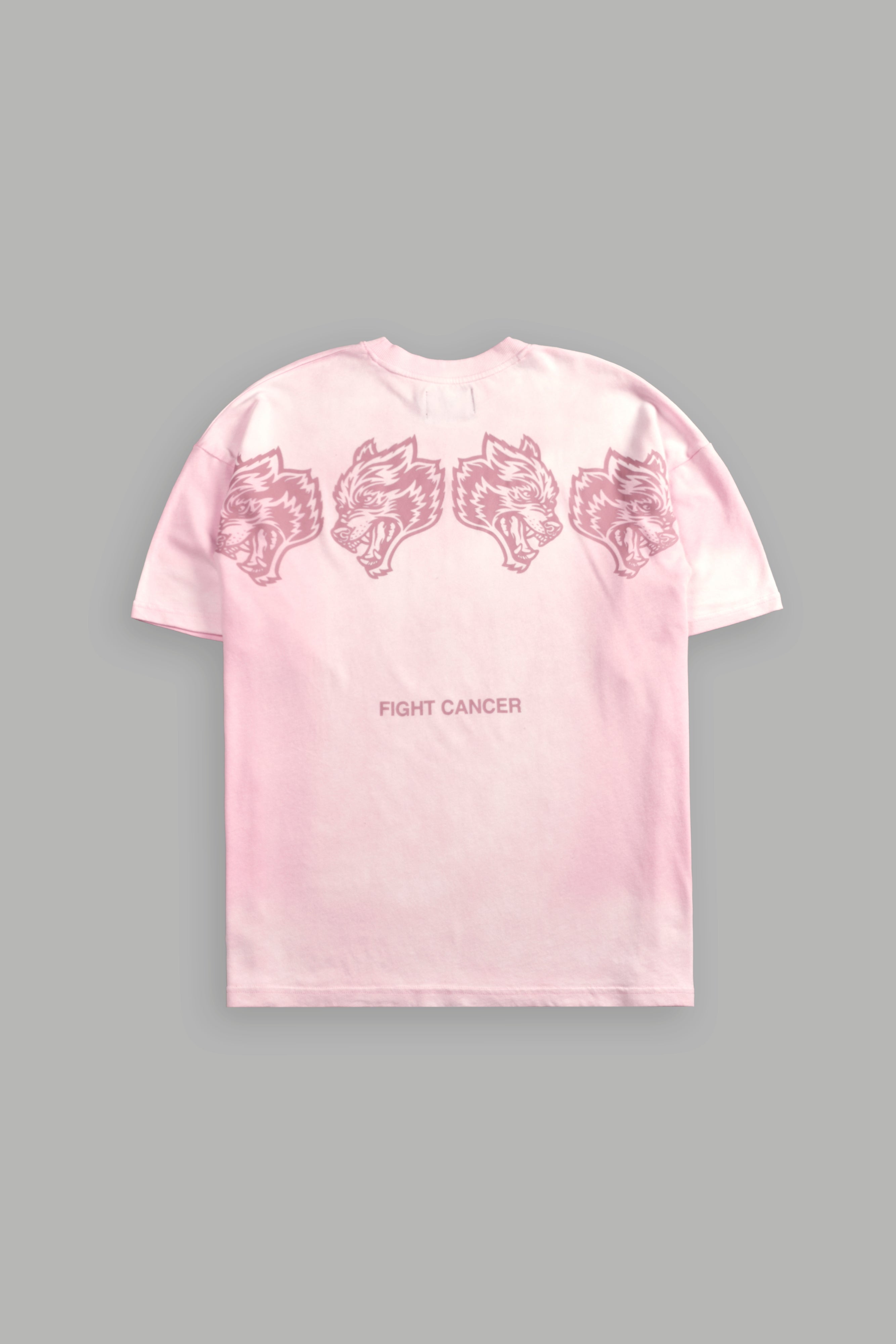 Wolves Have Your Back "Premium" Oversized Tee in Cherry Blossom Halo Wash