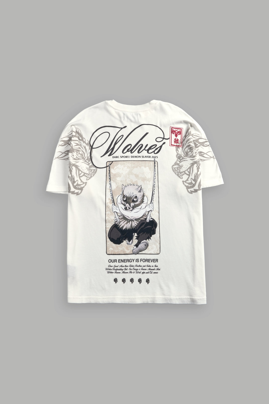 Will of the Beast "Premium" Oversized Tee in Cream