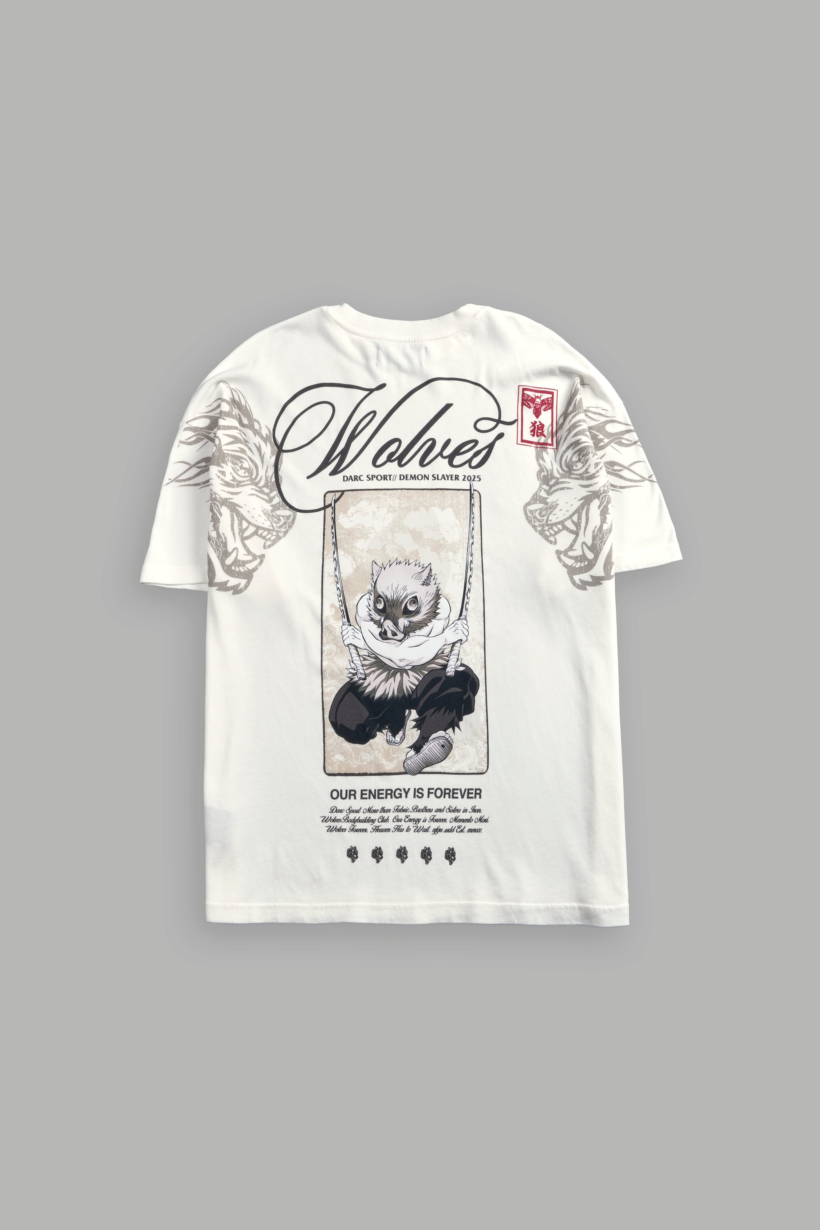 Will of the Beast "Premium" Oversized Tee in Cream