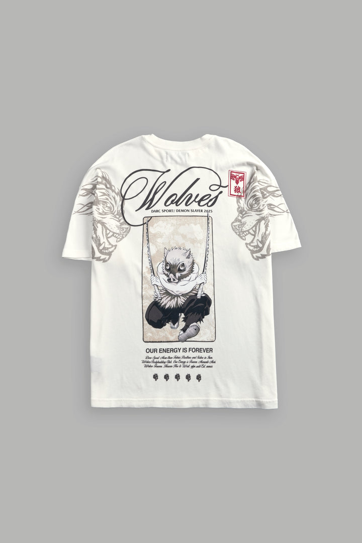 Will of the Beast "Premium" Oversized Tee in Cream