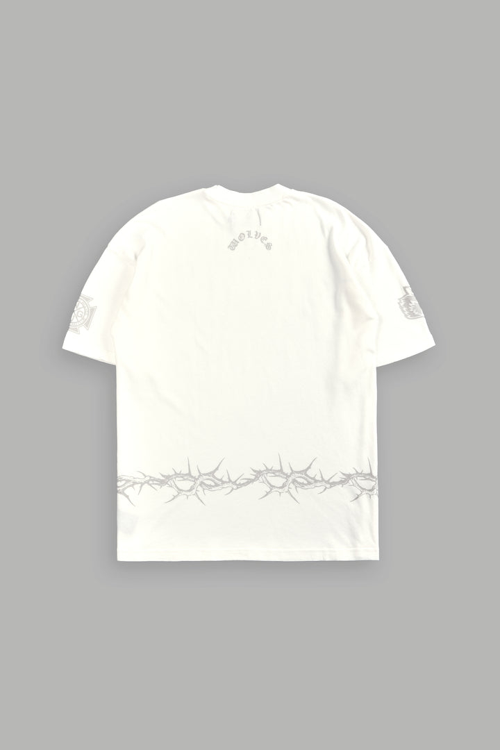 Surrounded by Thorns "Premium" Oversized Tee in Cream