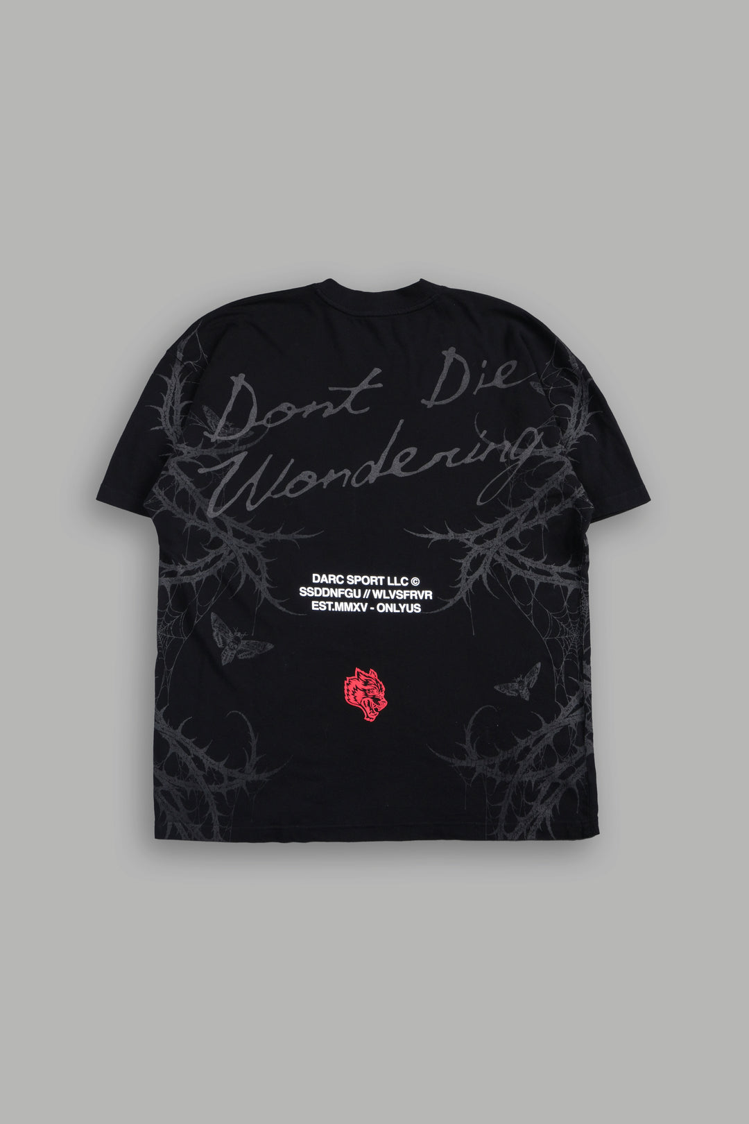 Dont Die Wondering Mystery Tee In Black