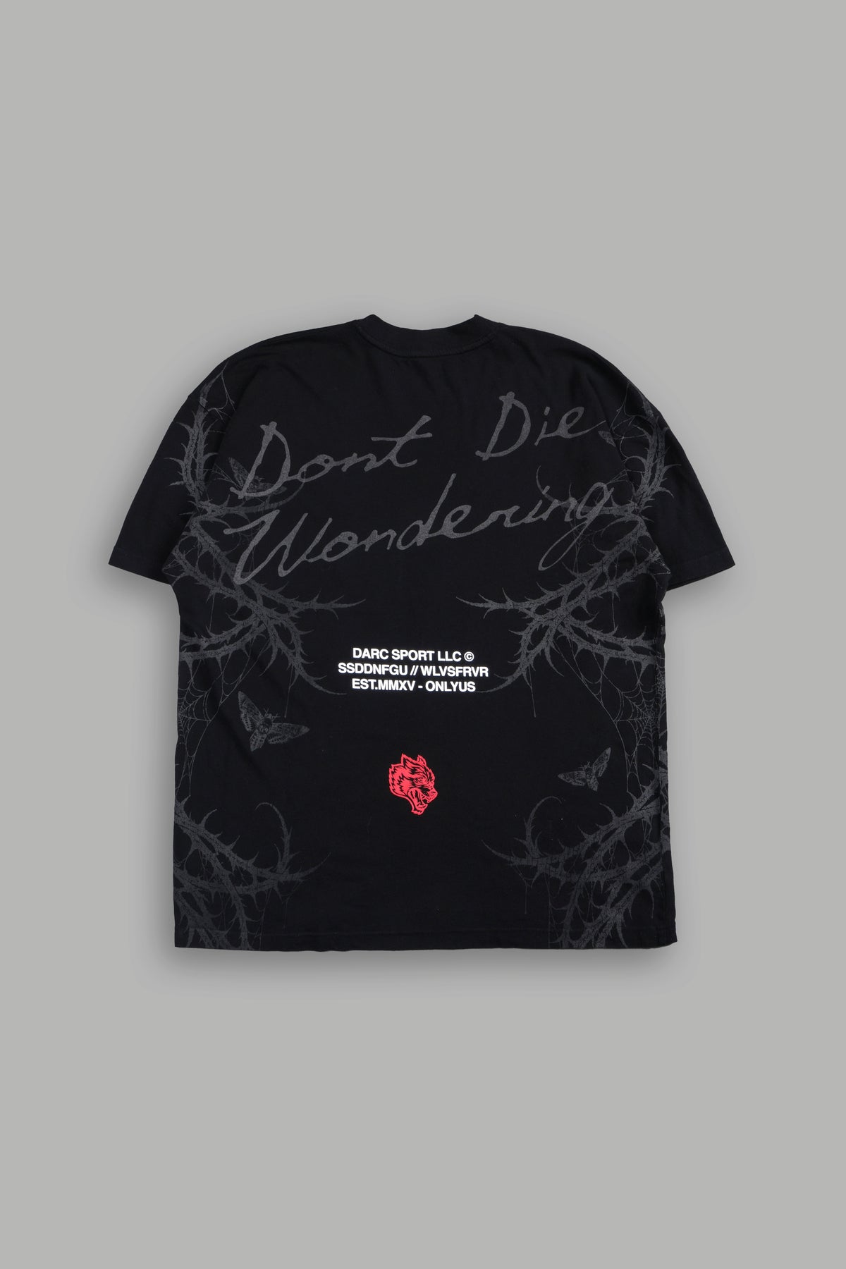Dont Die Wondering Mystery Tee In Black