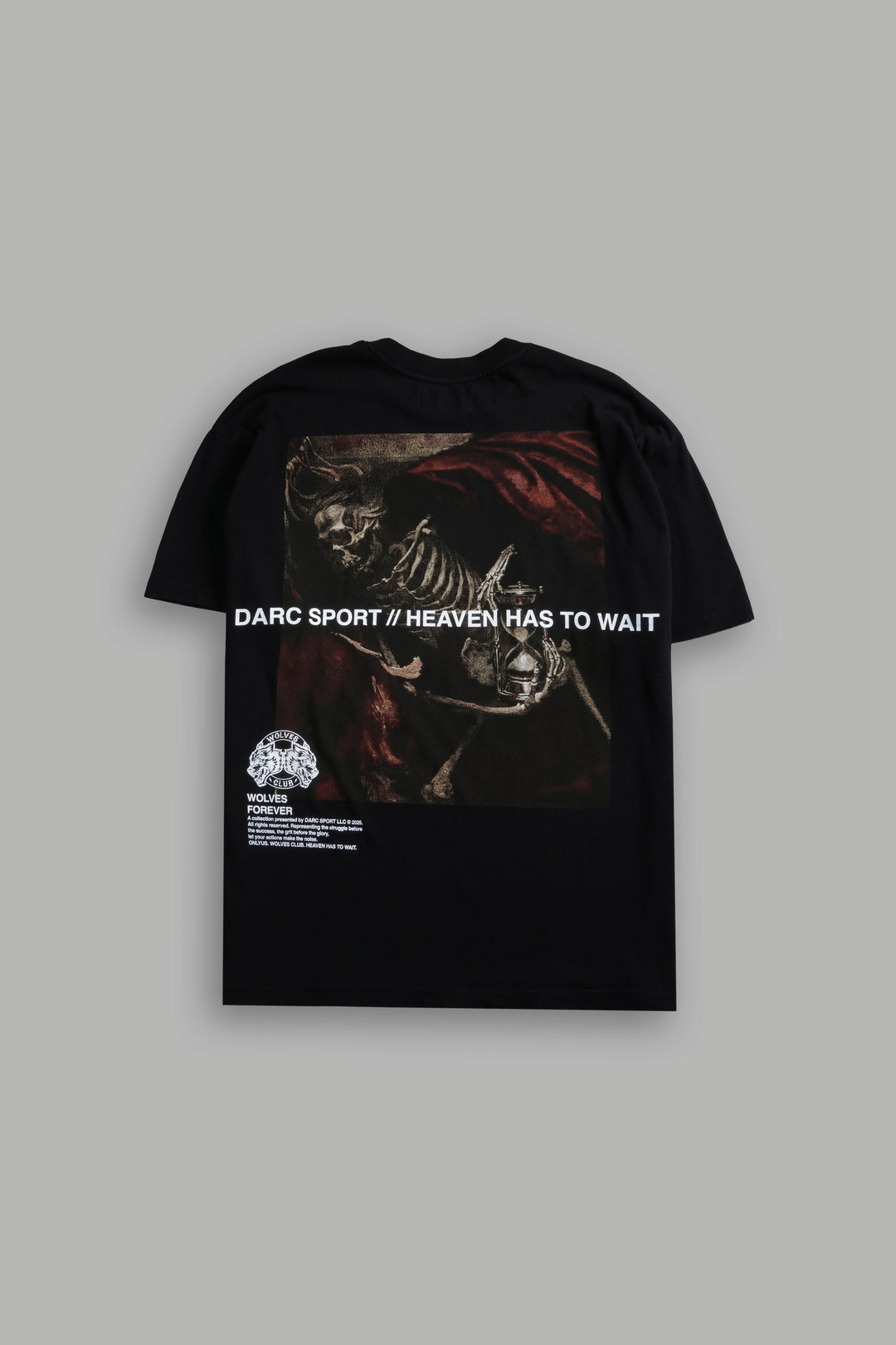 Not My Time "Premium" Oversized Tee in Black