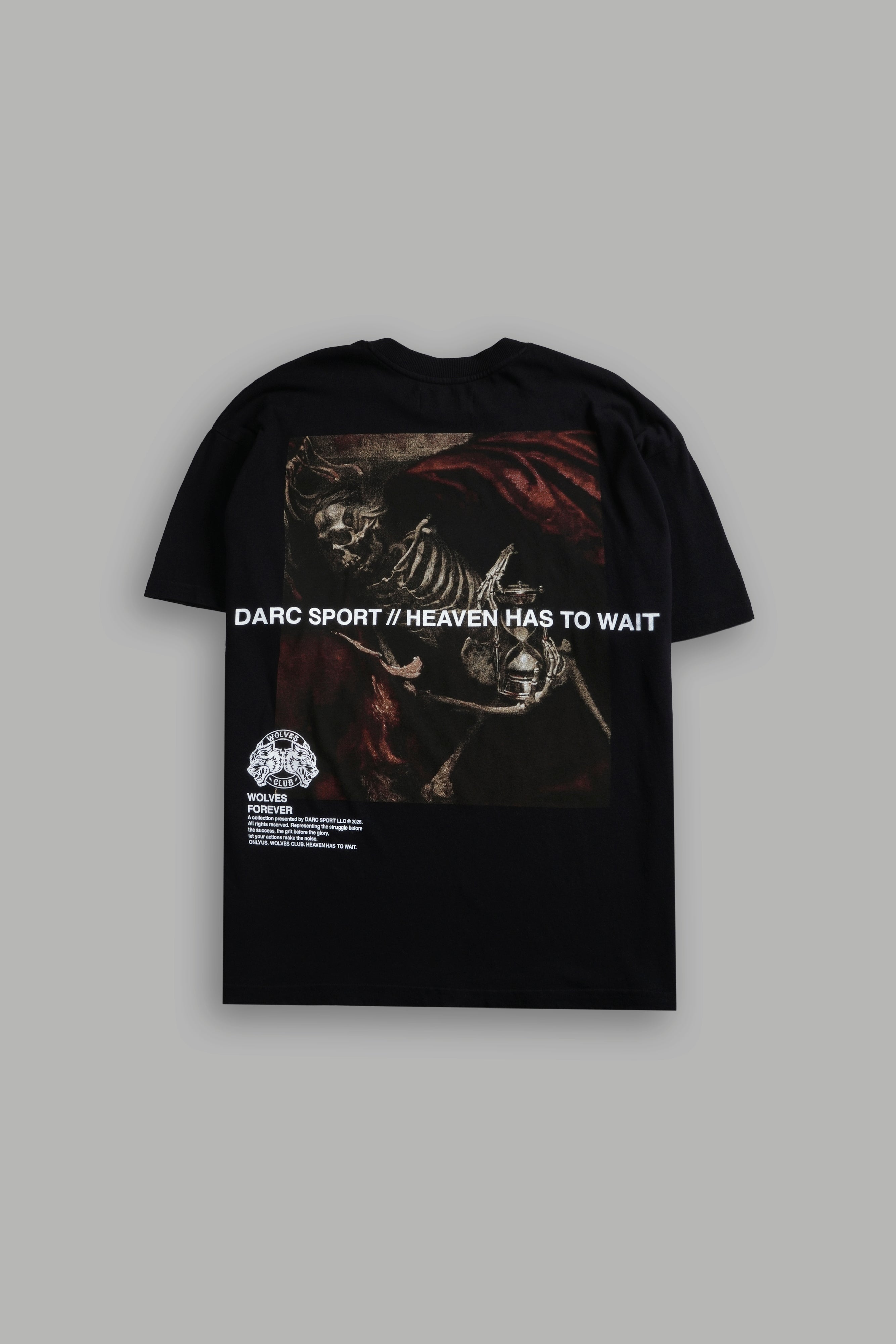 Not My Time "Premium" Oversized Tee in Black