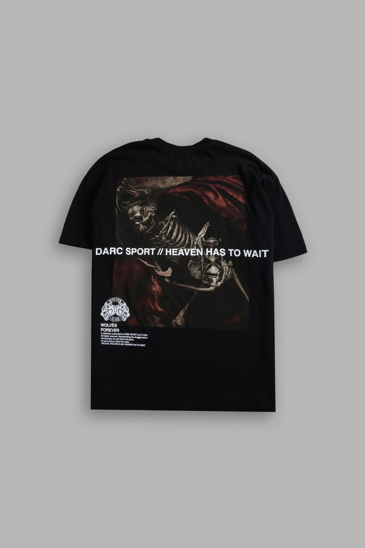 Not My Time "Premium" Oversized Tee in Black