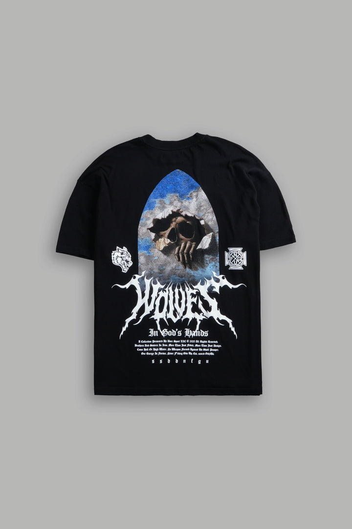 Through The Clouds "Premium" Oversized Tee in Black