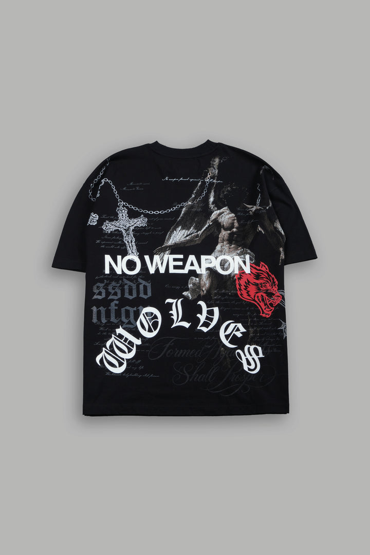 The Fallen Grunge Tee in Black