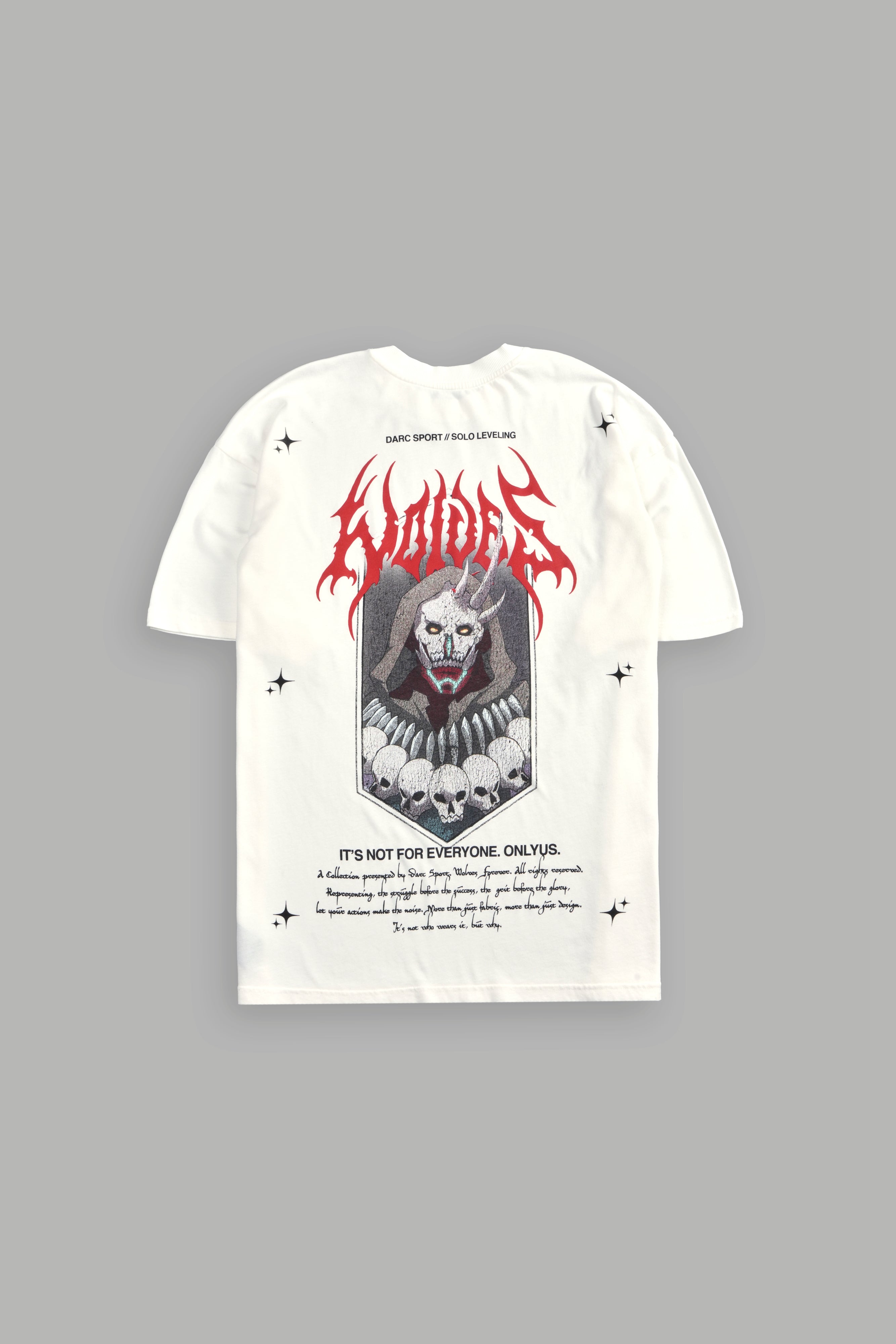 Shadow Shaman "Premium" Oversized Tee in Cream
