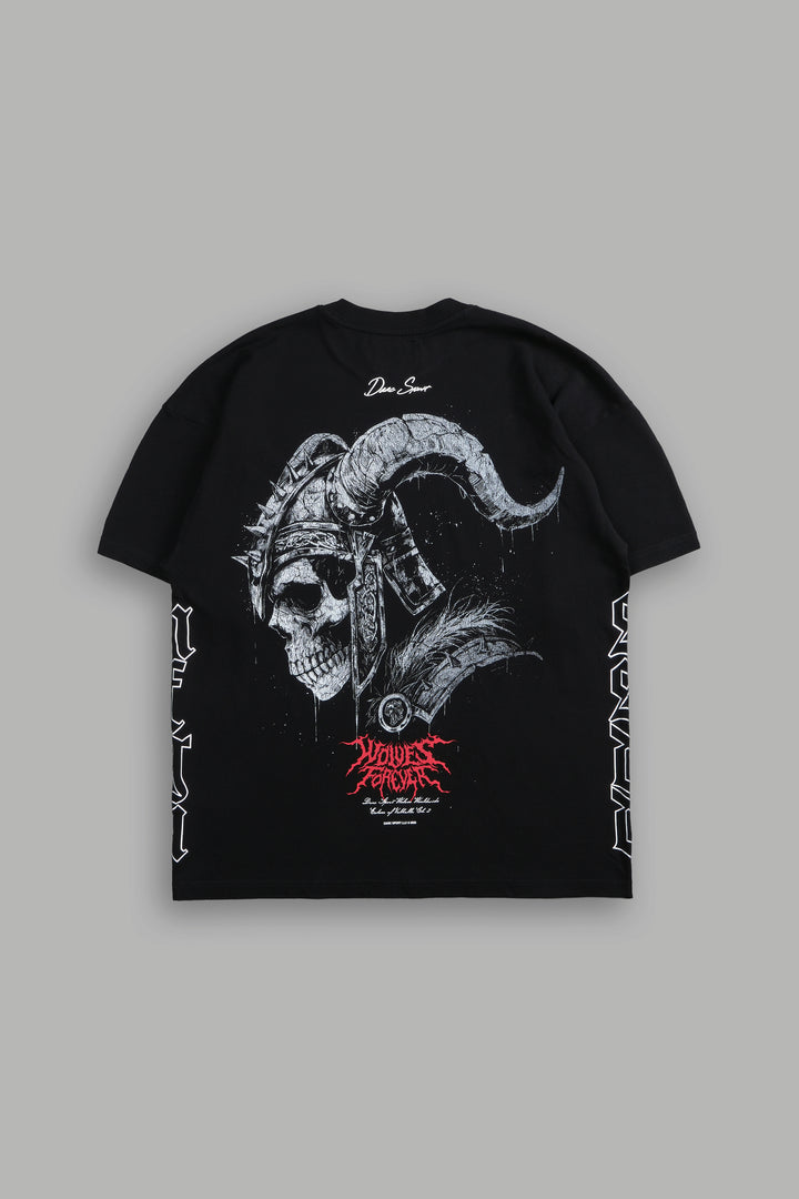 Darc Einherjar "Side By Side" Oversized Tee in Black