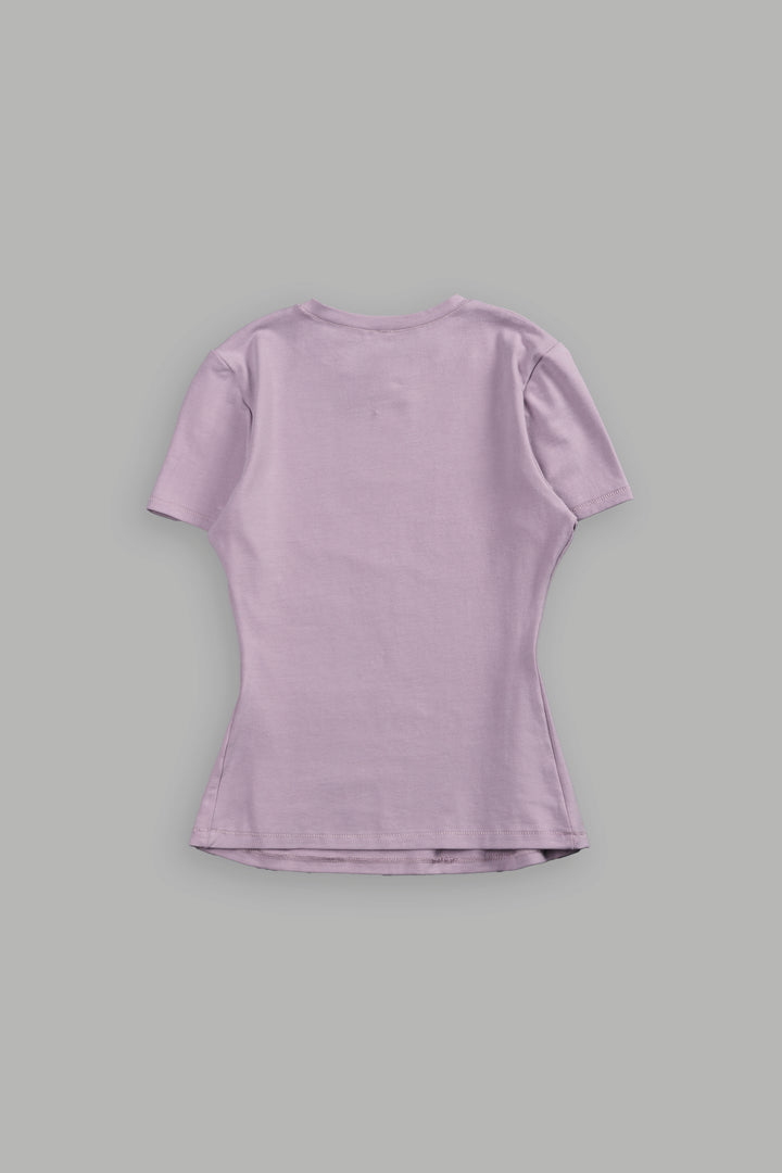 Single Wolf "Eden" S/S Tee in Purple Smoke