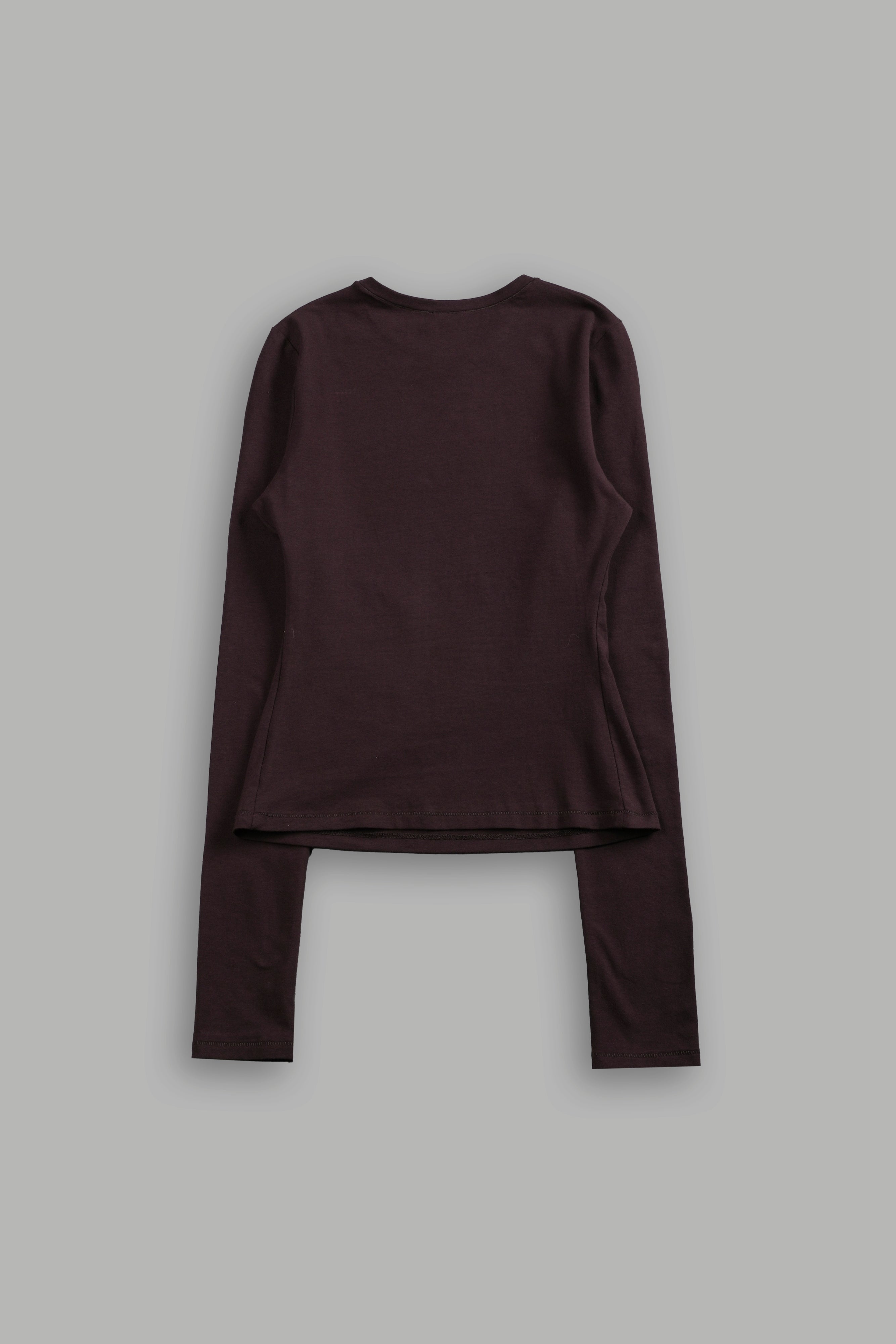Single Wolf "Eden" L/S Tee in Darc Garnet