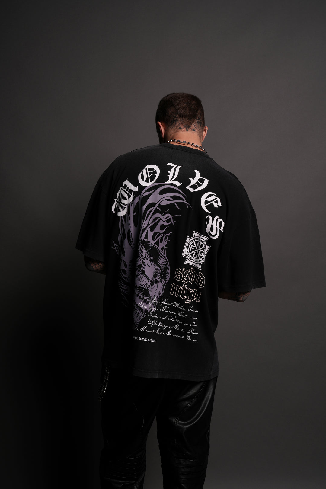 Through Hell "Premium" Oversized Tee in Black
