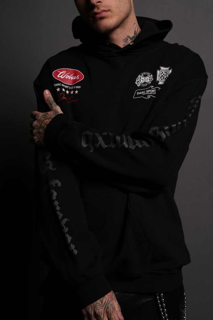 Us Forever "Pierce" Hoodie in Black