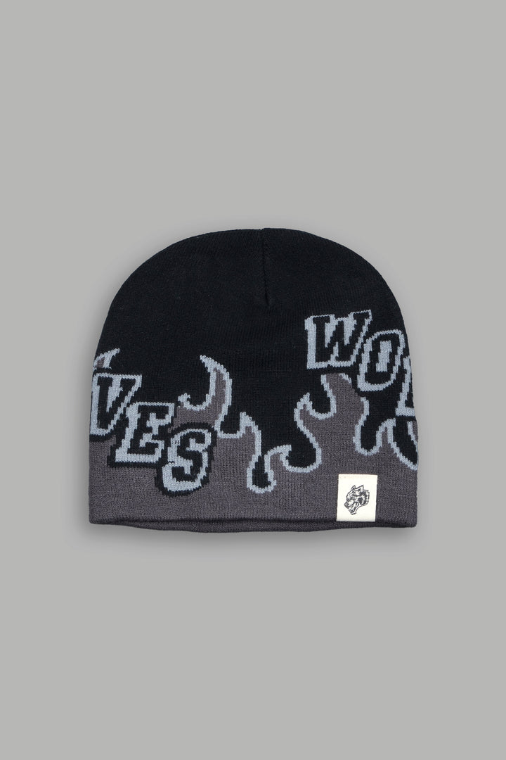 Stairs Cap Beanie In Black