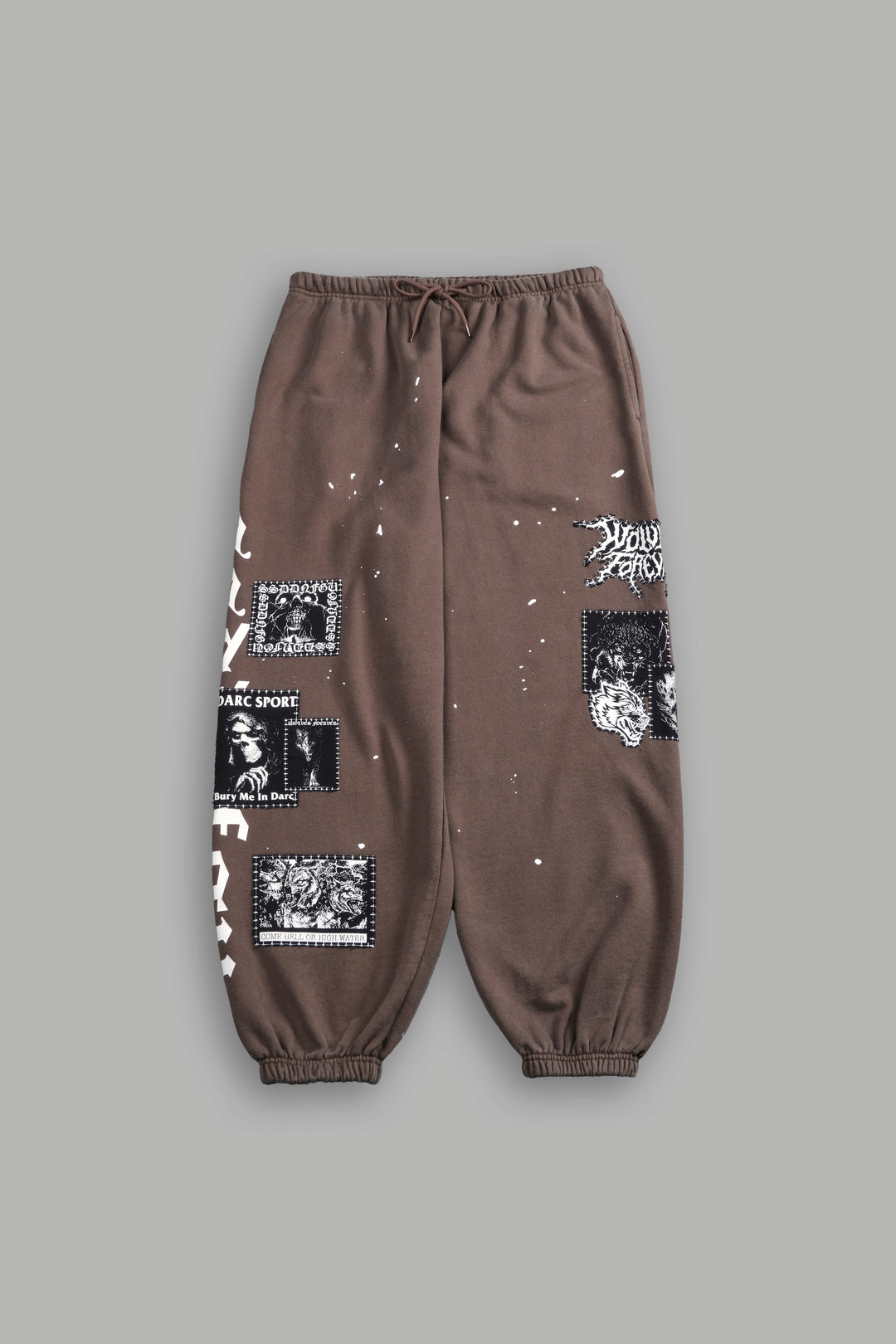 Stitched In Unisex Lounger Sweat Pants in Desert Dust Vandal Wash