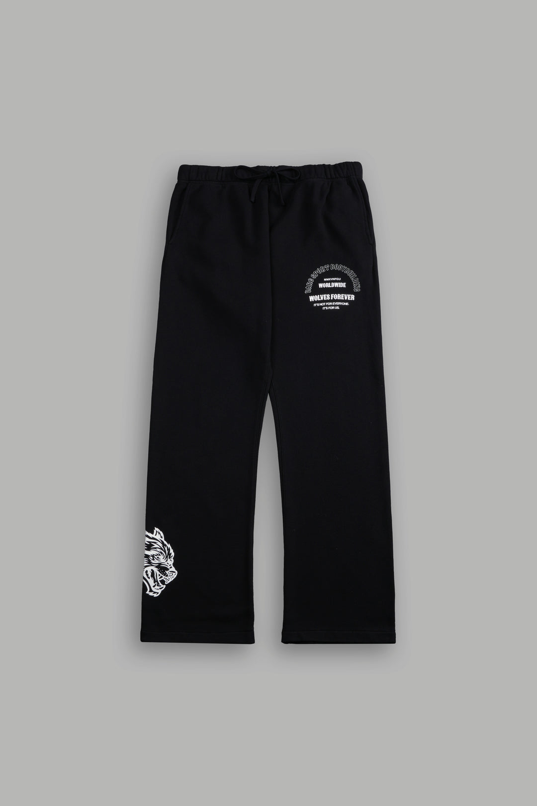 Iron Wolves Bigelow Sweat Pants in Black