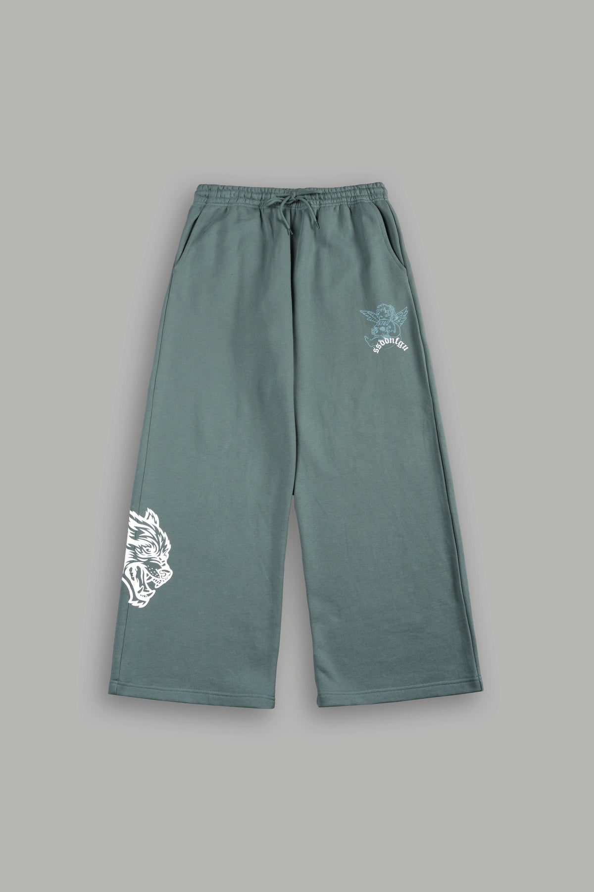Cherub Nfgu V2 Lennox Sweat Pants In Hunter Green
