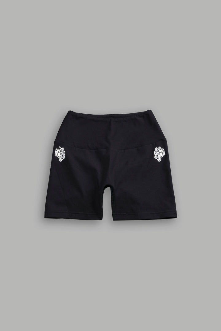 Dual Finite Code Beau Shorts in Black