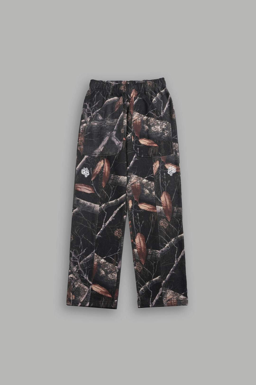 Dual She Wrath Sweats in Darc Brown Woodland Camo