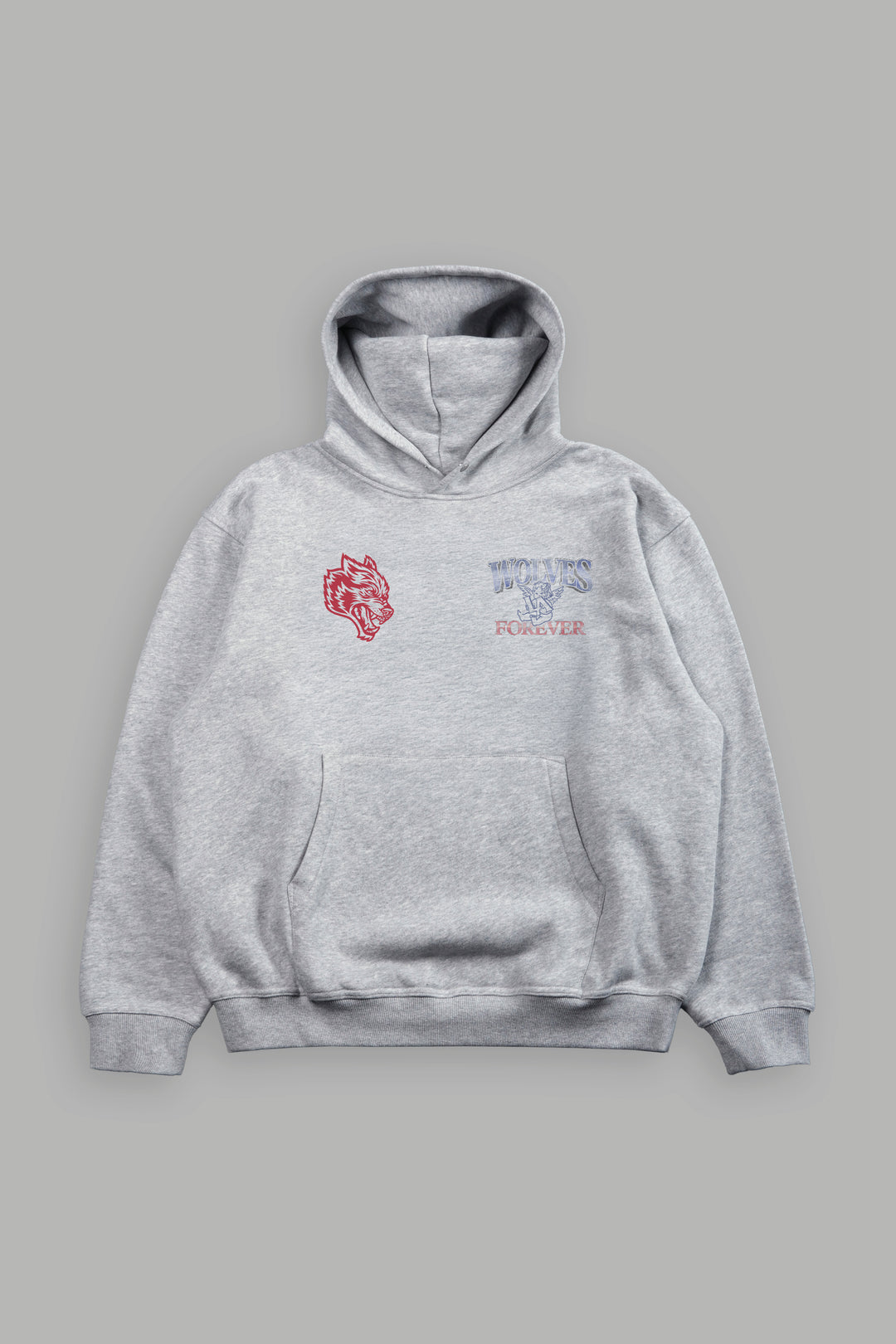 La Heritage Pierce Hoodie Light Athletic Gray