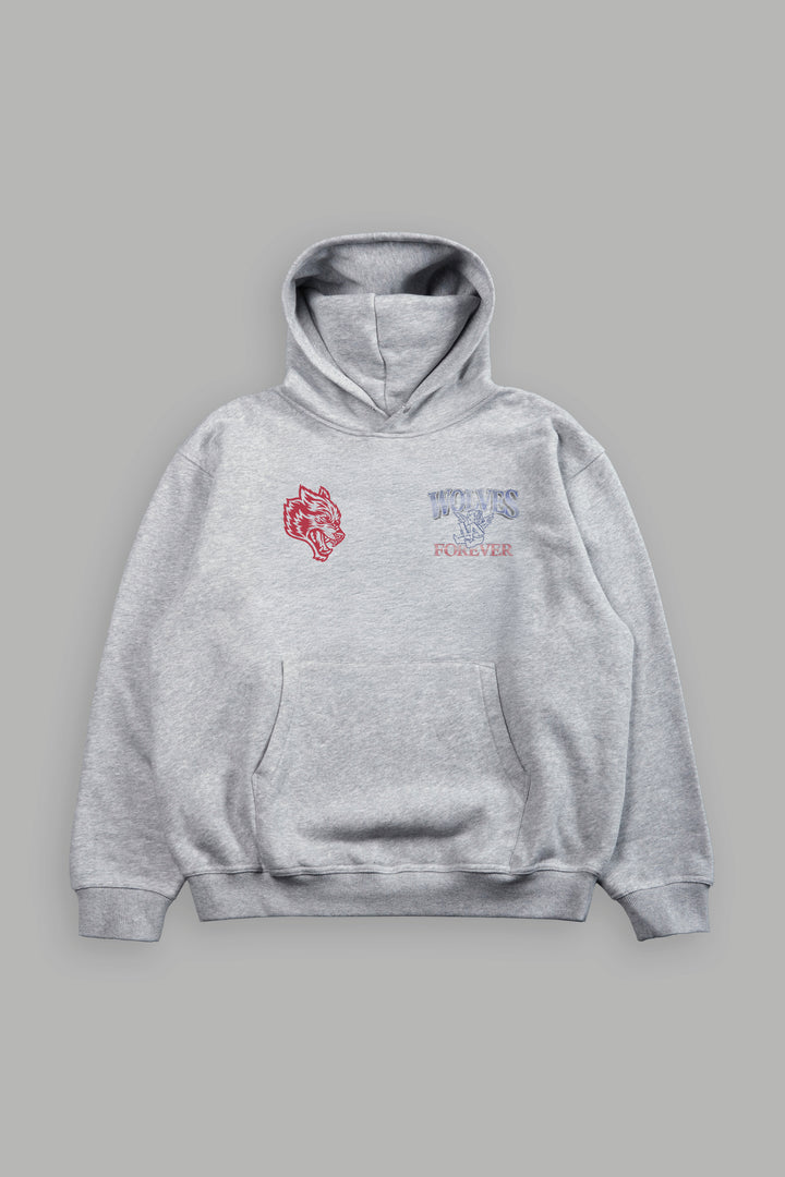 La Heritage Pierce Hoodie Light Athletic Gray