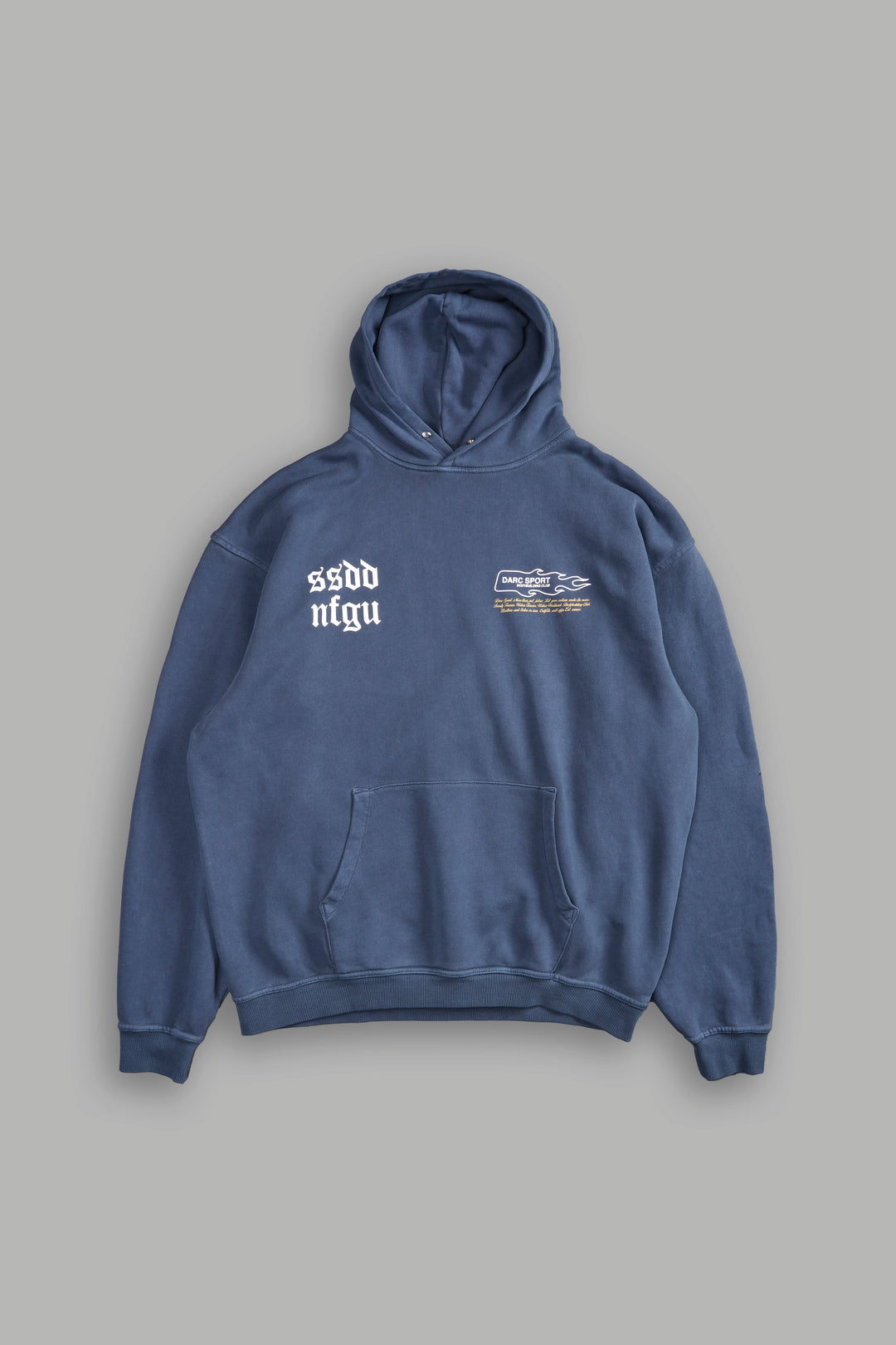 Three Wolves "Pierce" Hoodie in Darc Blue