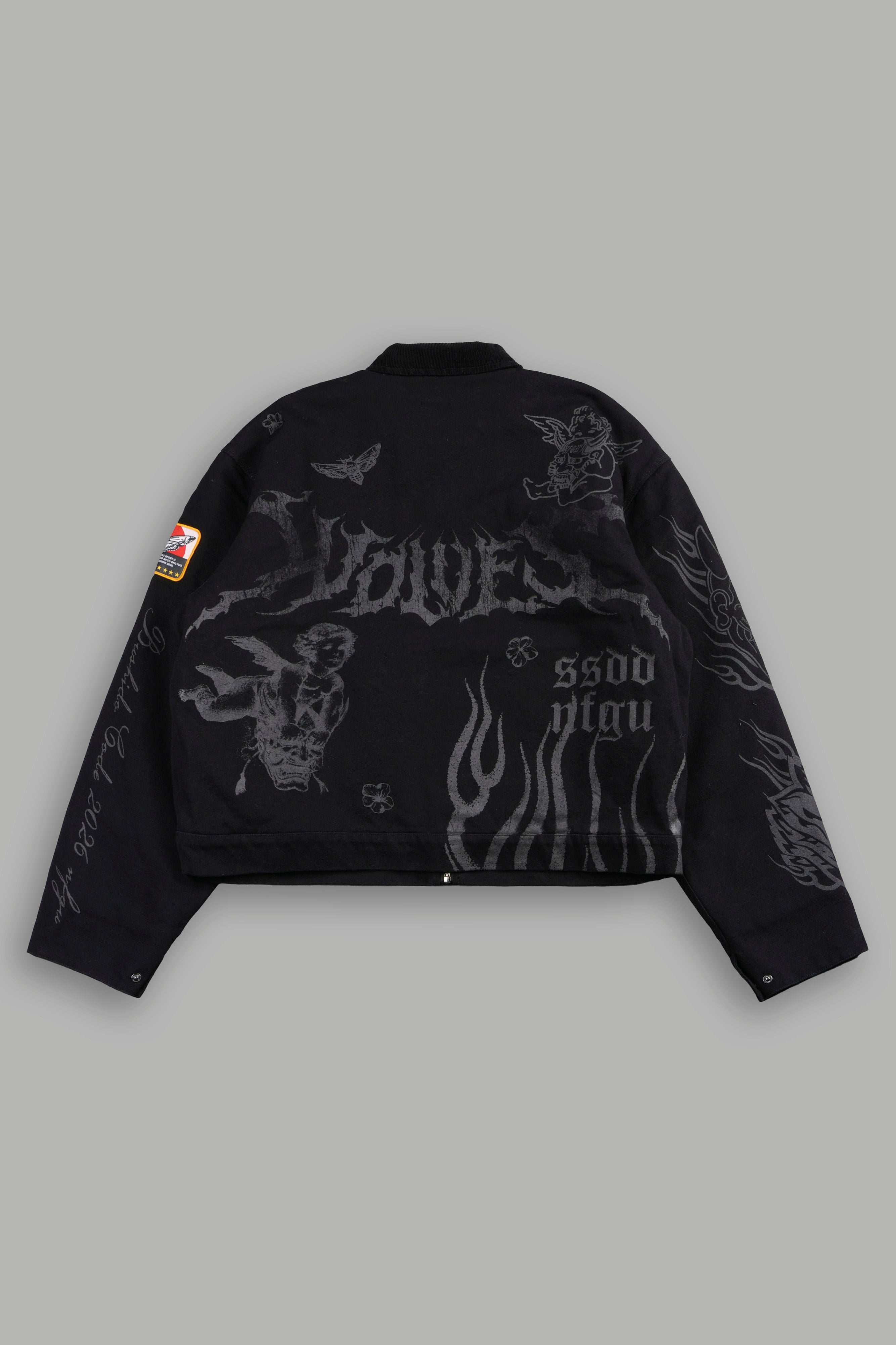 The Eagle & The Oni Earl Jacket in Black